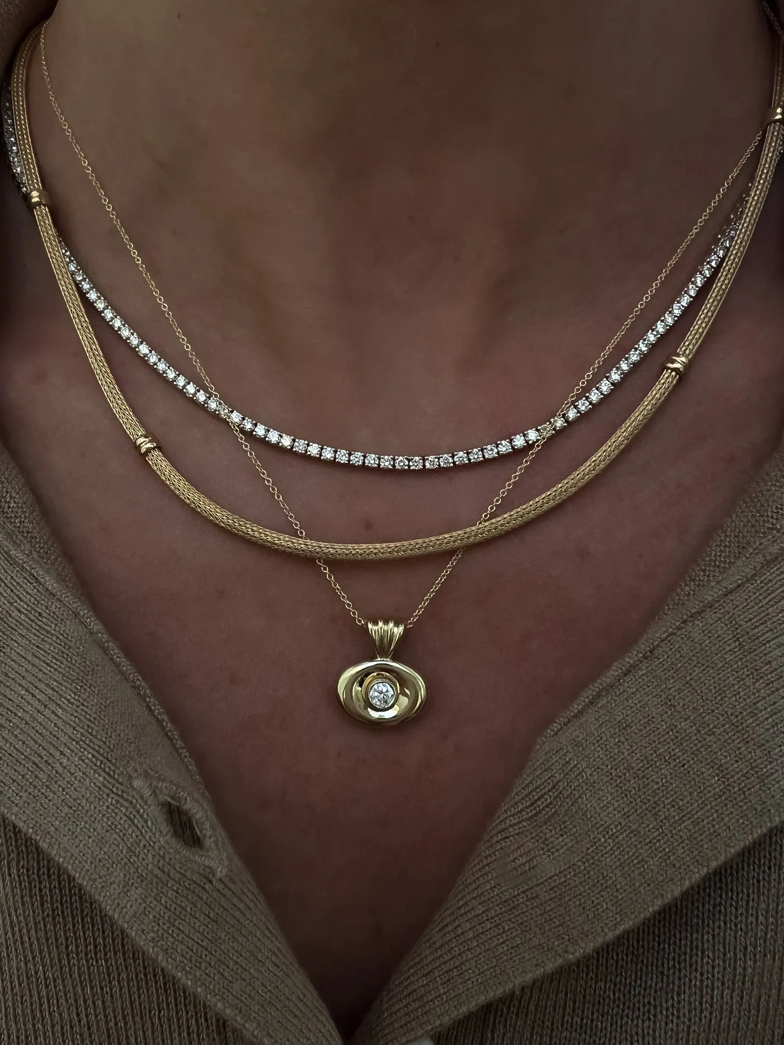 Heirloom Mesh Chain Necklace sold by Kinn product image thumbnail 4