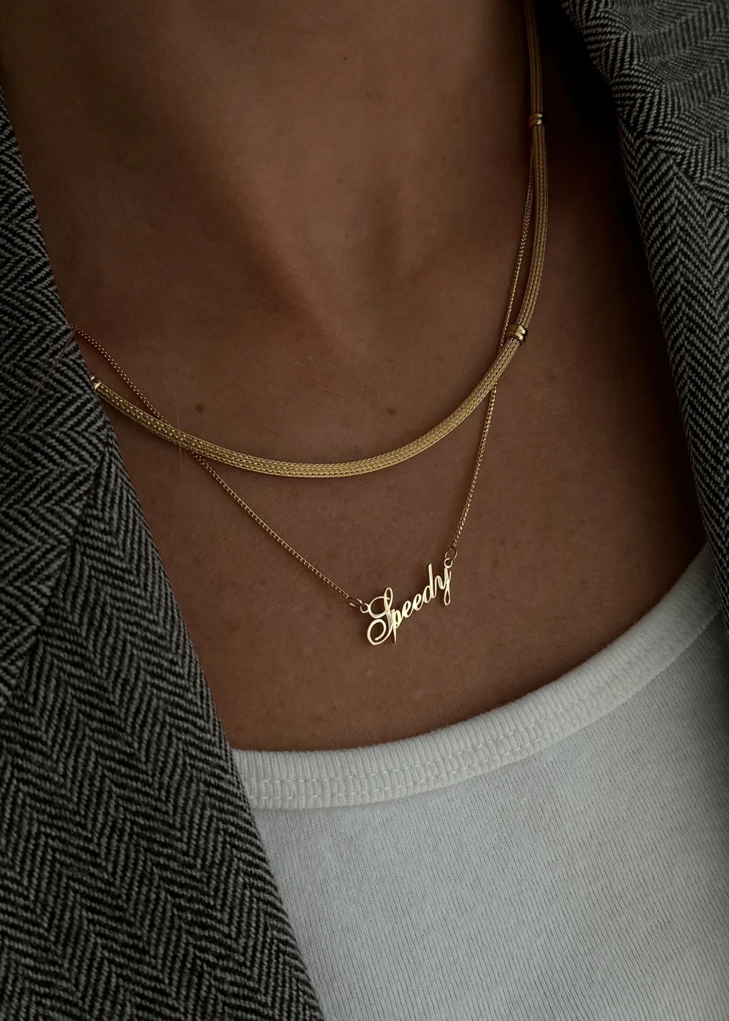 Heirloom Mesh Chain Necklace sold by Kinn product image thumbnail 5