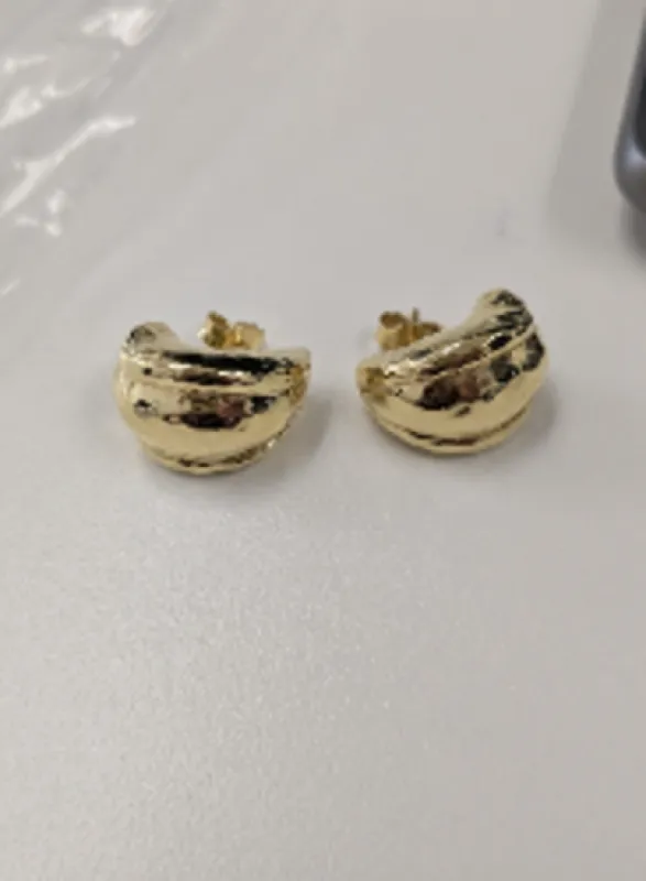 Archive Hammered Hoop Earrings sold by Kinn