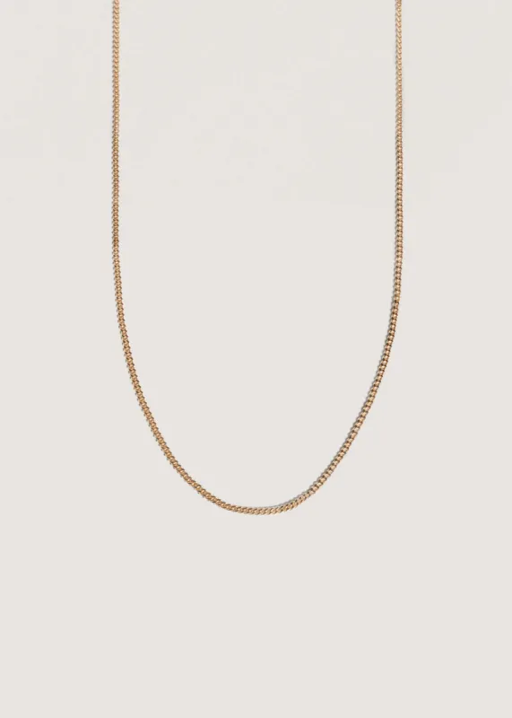 Petite Capri Curb Chain Necklace sold by Kinn
