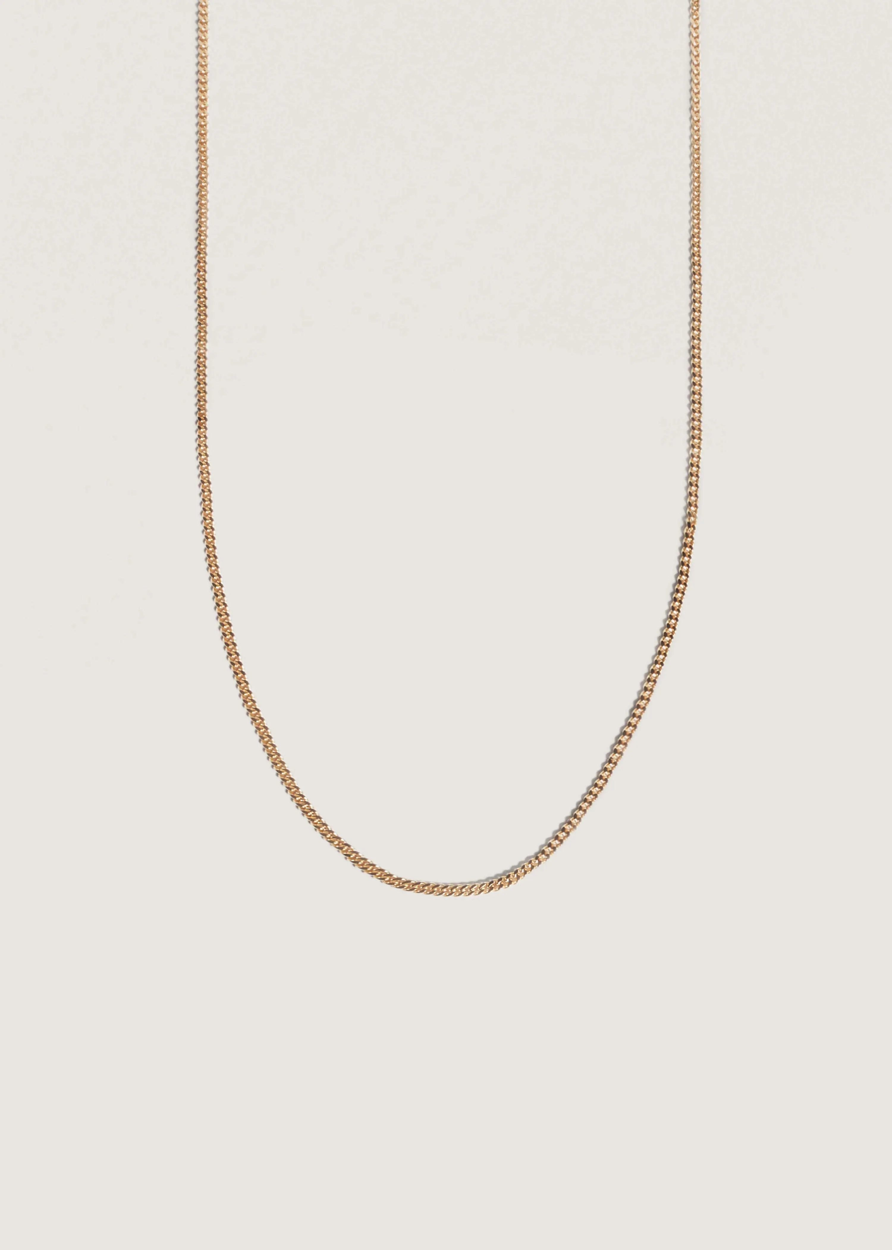Petite Capri Curb Chain Necklace sold by Kinn
