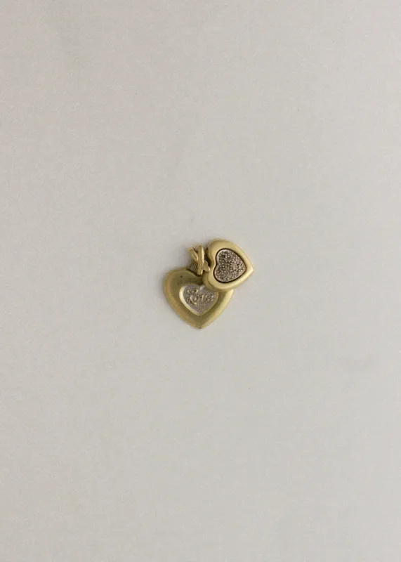 Vintage Duet Heart Charm I sold by Kinn
