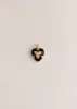 Vintage Enamel Rose Heart Charm sold by Kinn