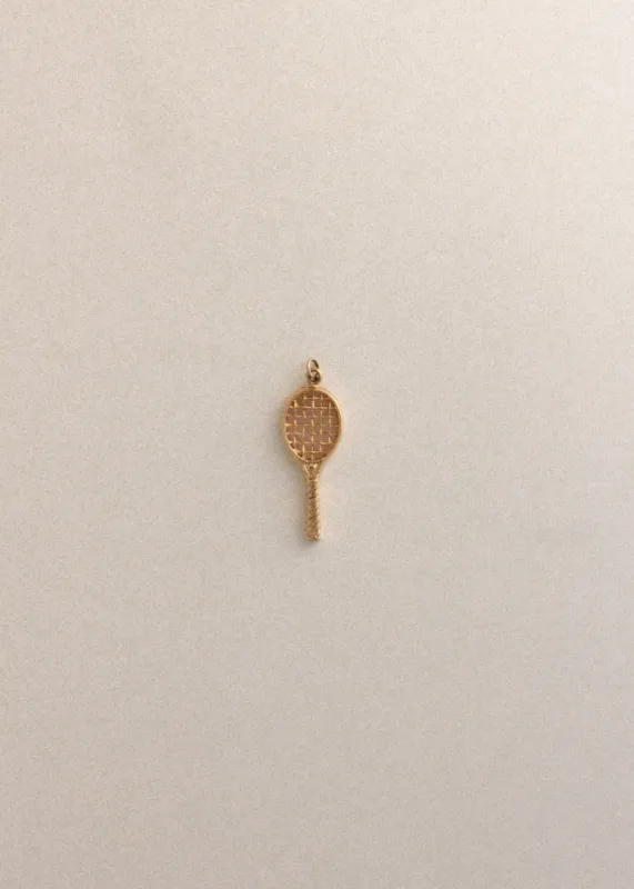 Vintage Tennis Racquet Charm sold by Kinn