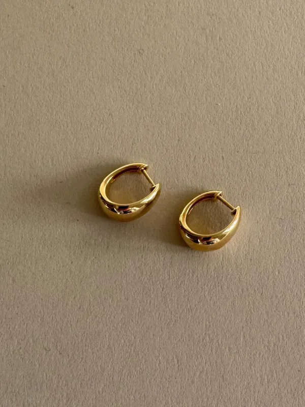 Archive Teardrop Hoop Earrings sold by Kinn
