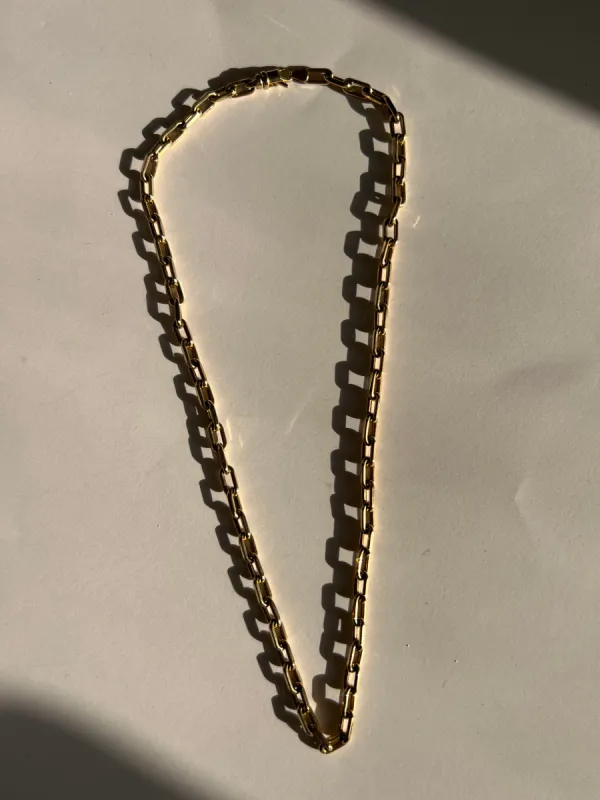 Archive Paperclip Link Chain Necklace - 20" sold by Kinn