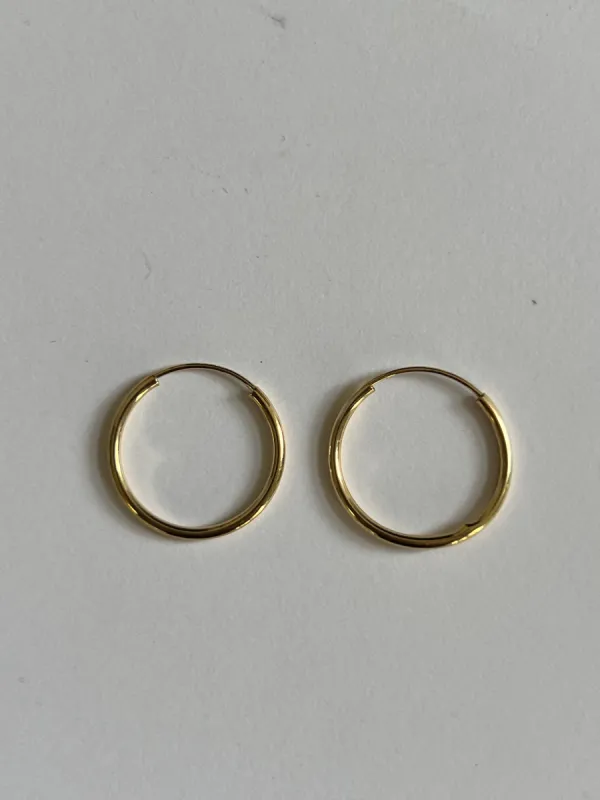 Archive Lightweight Hoop Earrings Small sold by Kinn