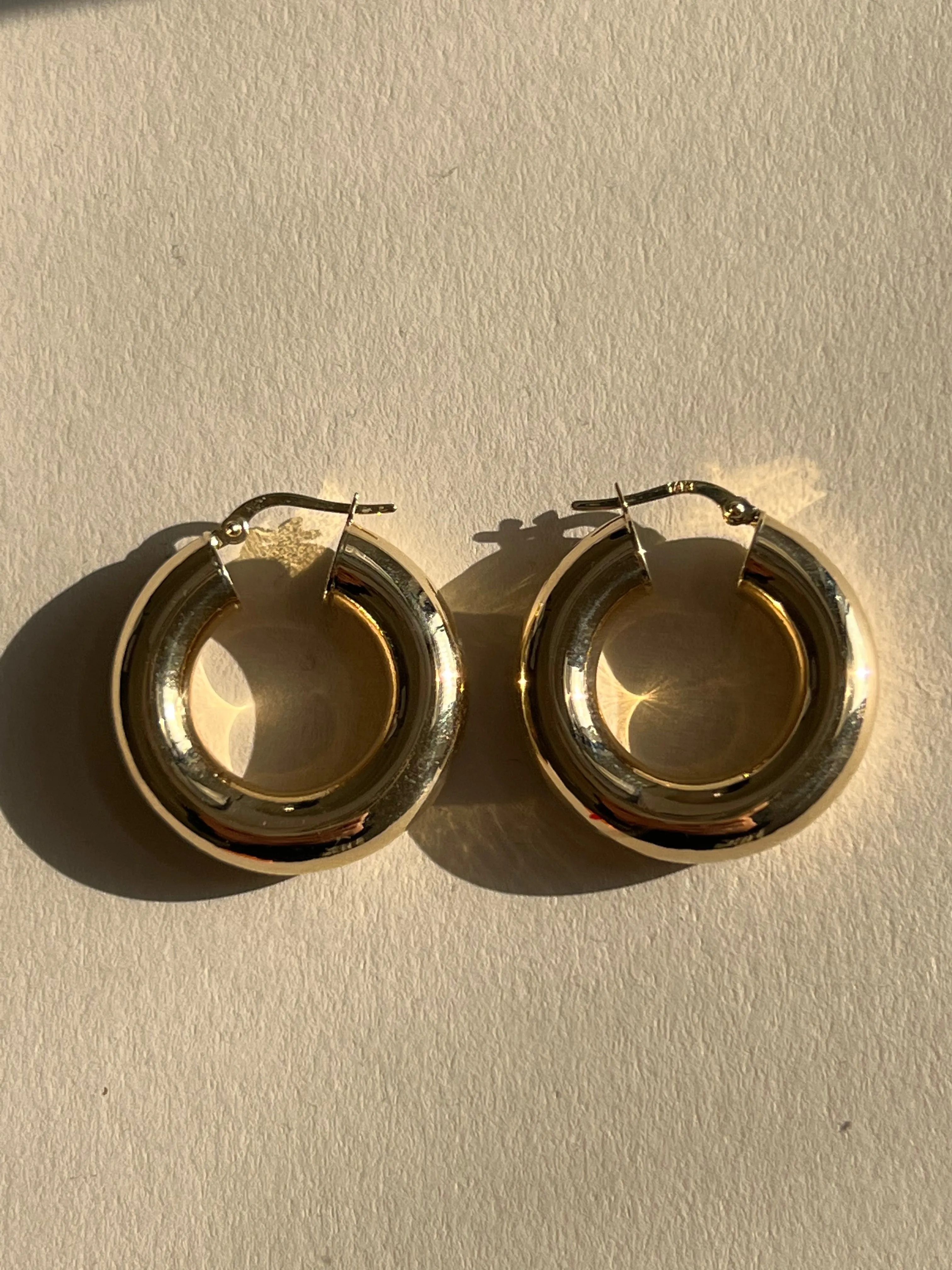 Archive Bold Hoop Earrings Small sold by Kinn