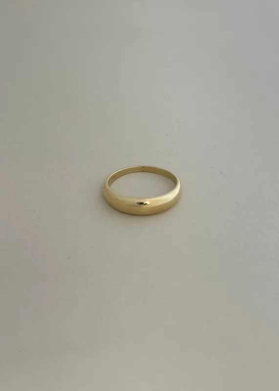 Archive Dare To Love Classic Hollow Dome Ring Gold - 7 sold by Kinn