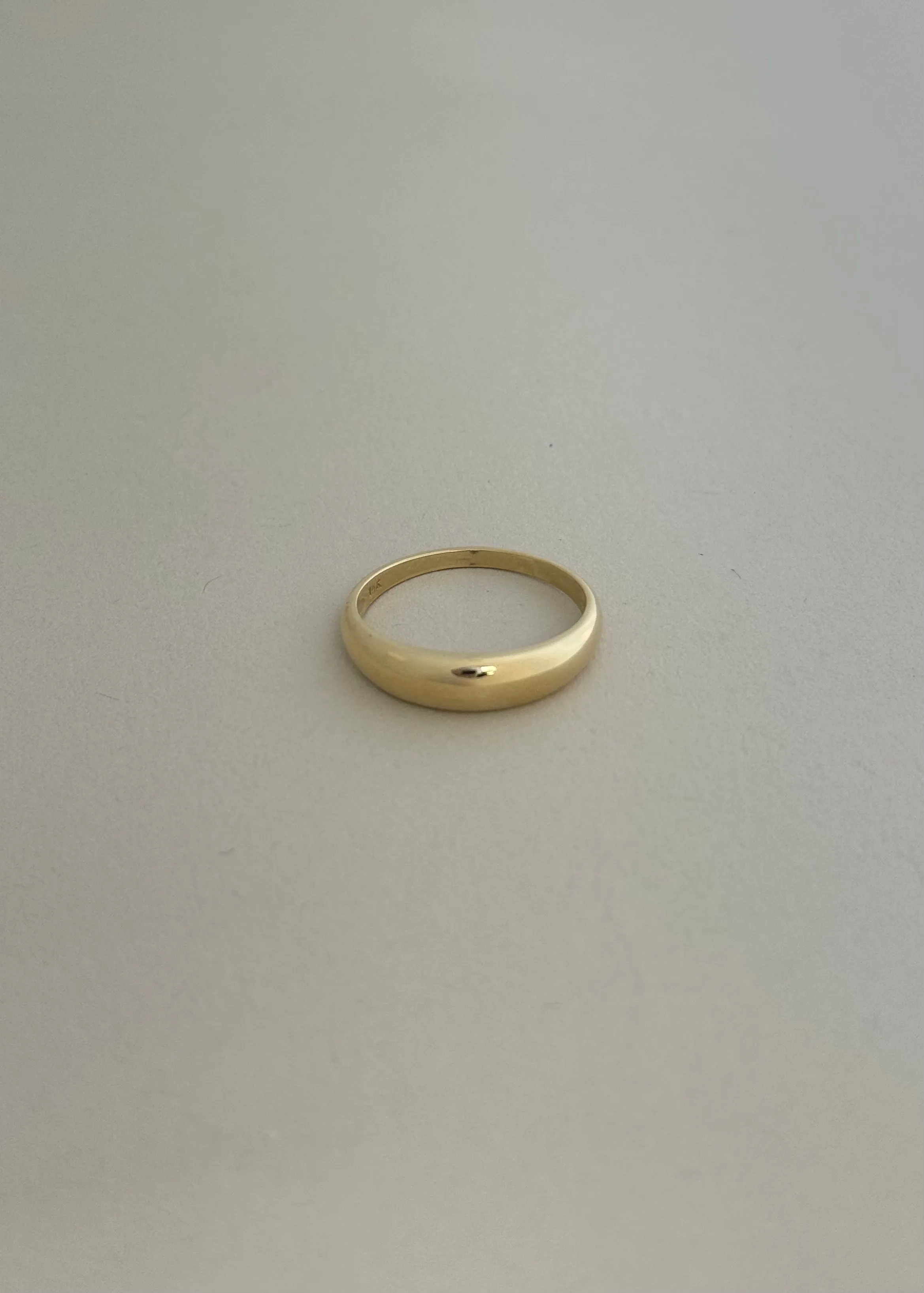 Archive Dare To Love Classic Hollow Dome Ring Gold - 7 sold by Kinn