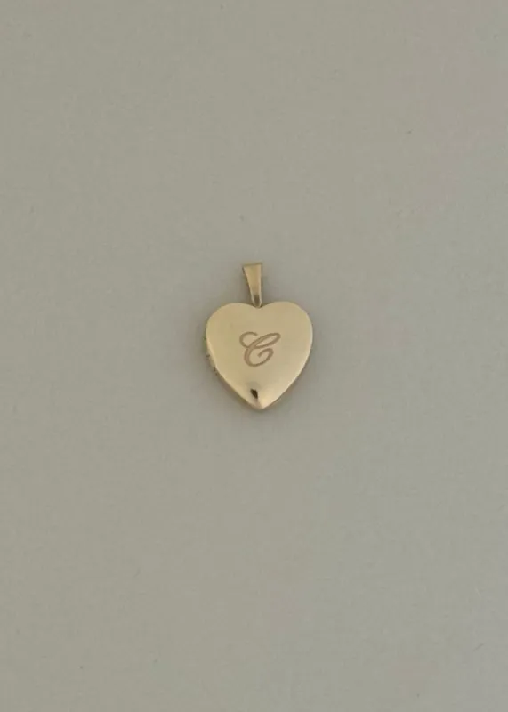 Archive Maison Heart Locket I (10K) Engraved sold by Kinn