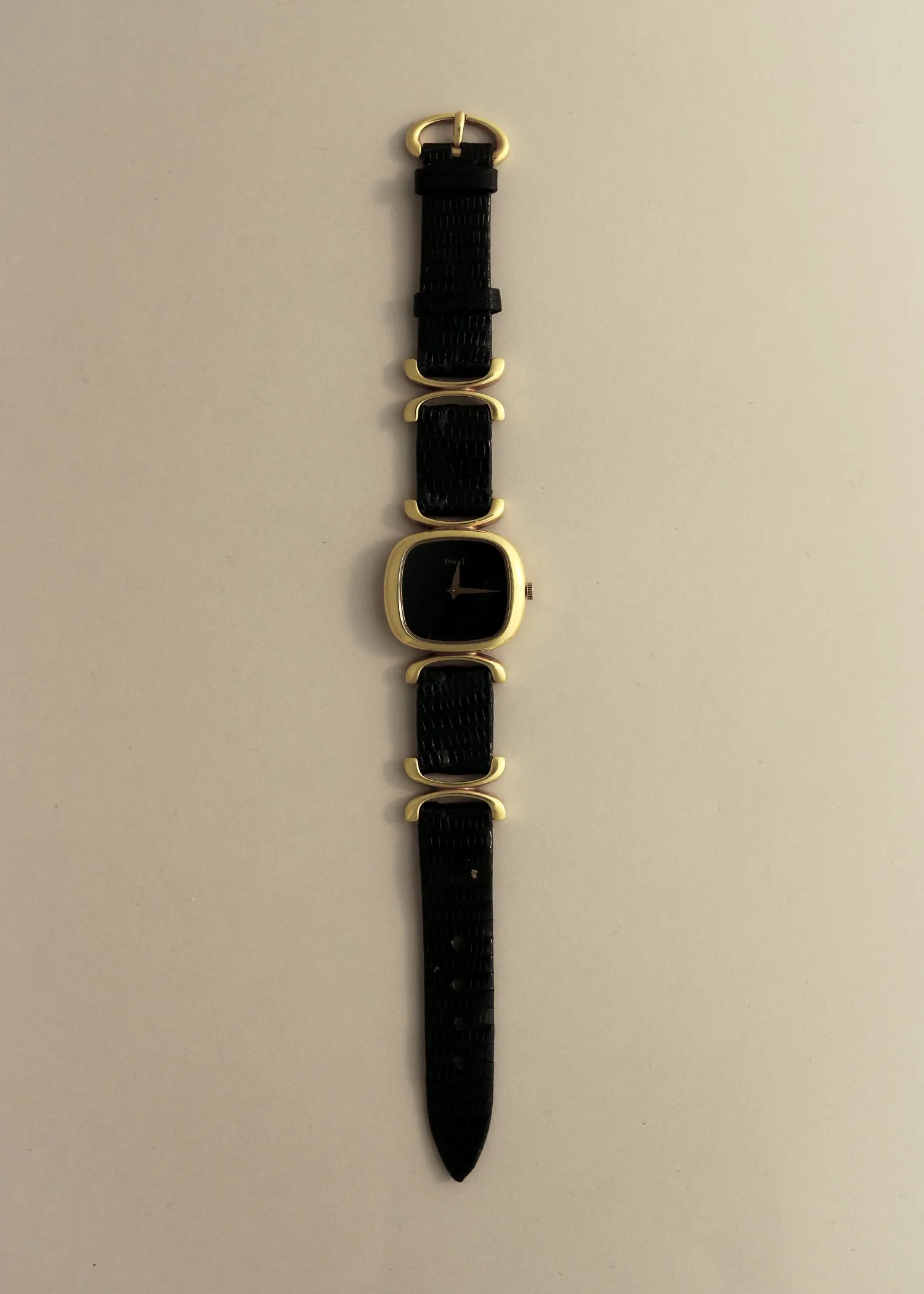 Vintage Piaget 18K Gold & Black Watch sold by Kinn