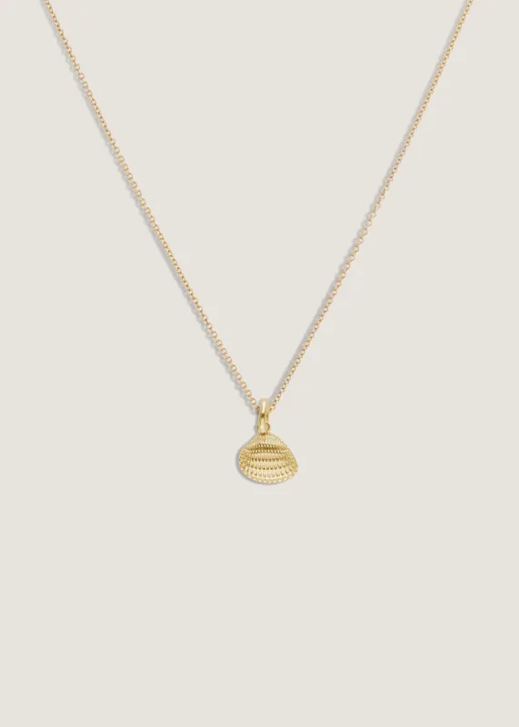 Scallop Shell Charm Necklace sold by Kinn