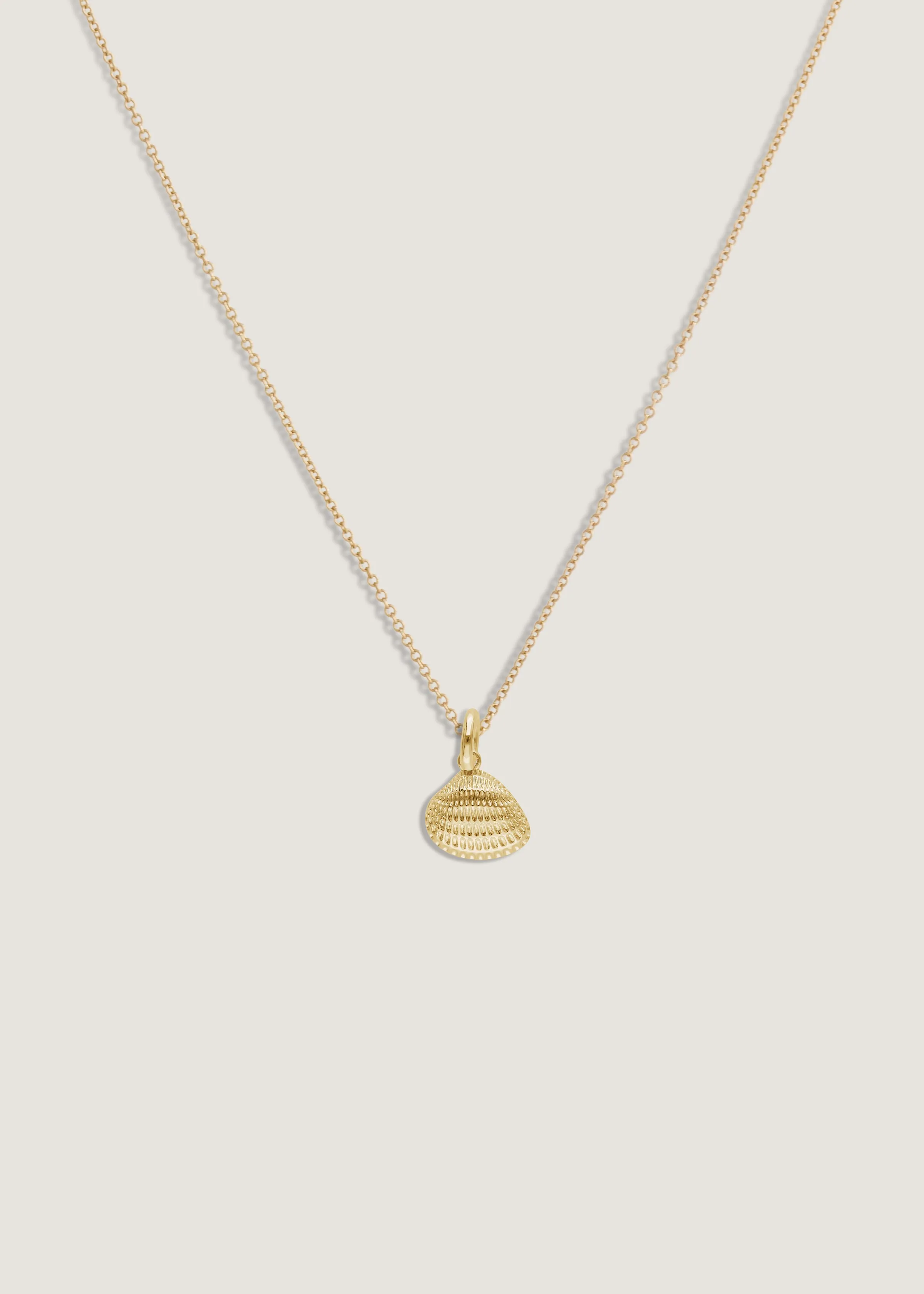 Scallop Shell Charm Necklace sold by Kinn