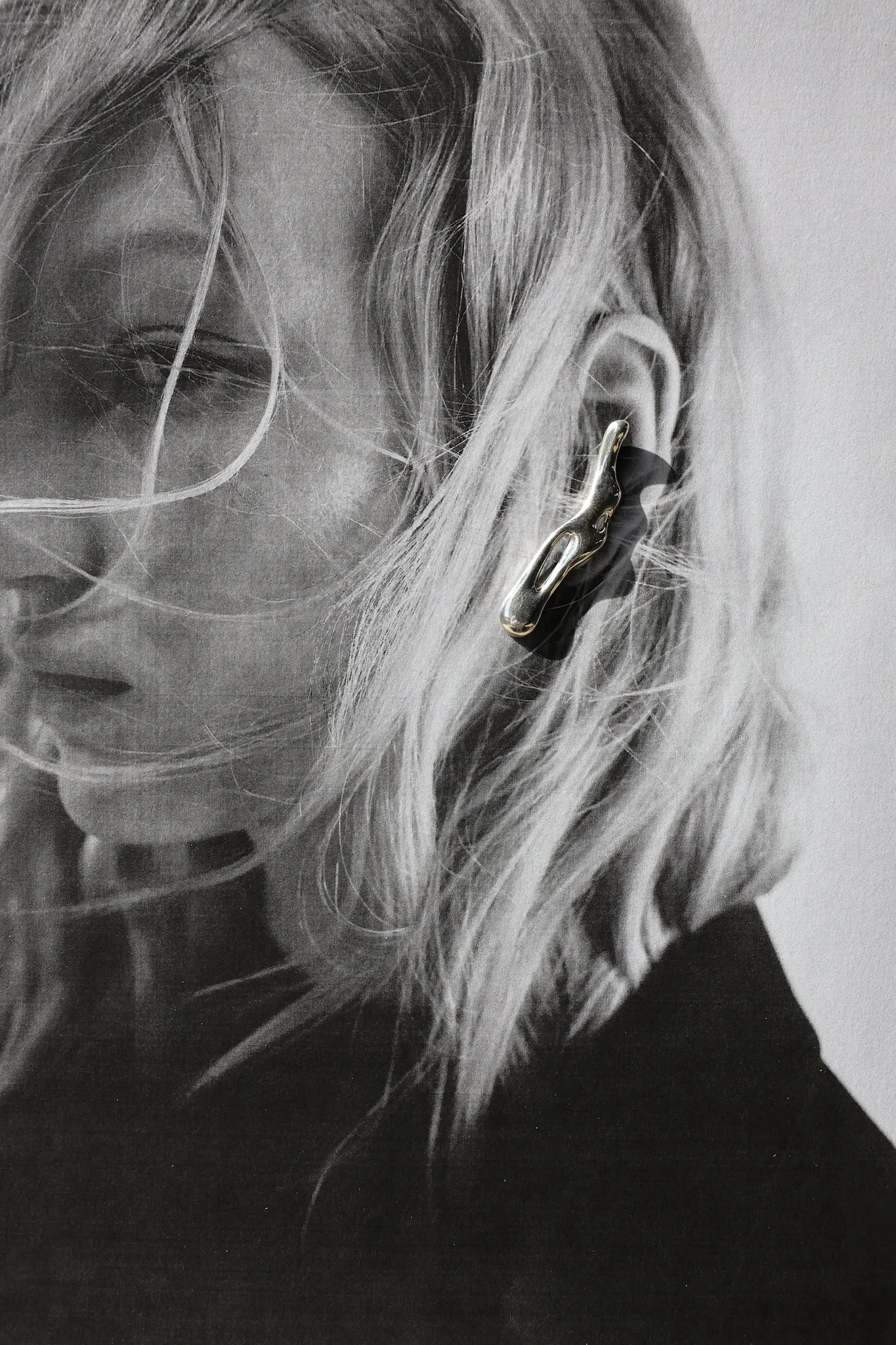 Elara Sculptural Earring Silver sold by Kinn product image thumbnail 3