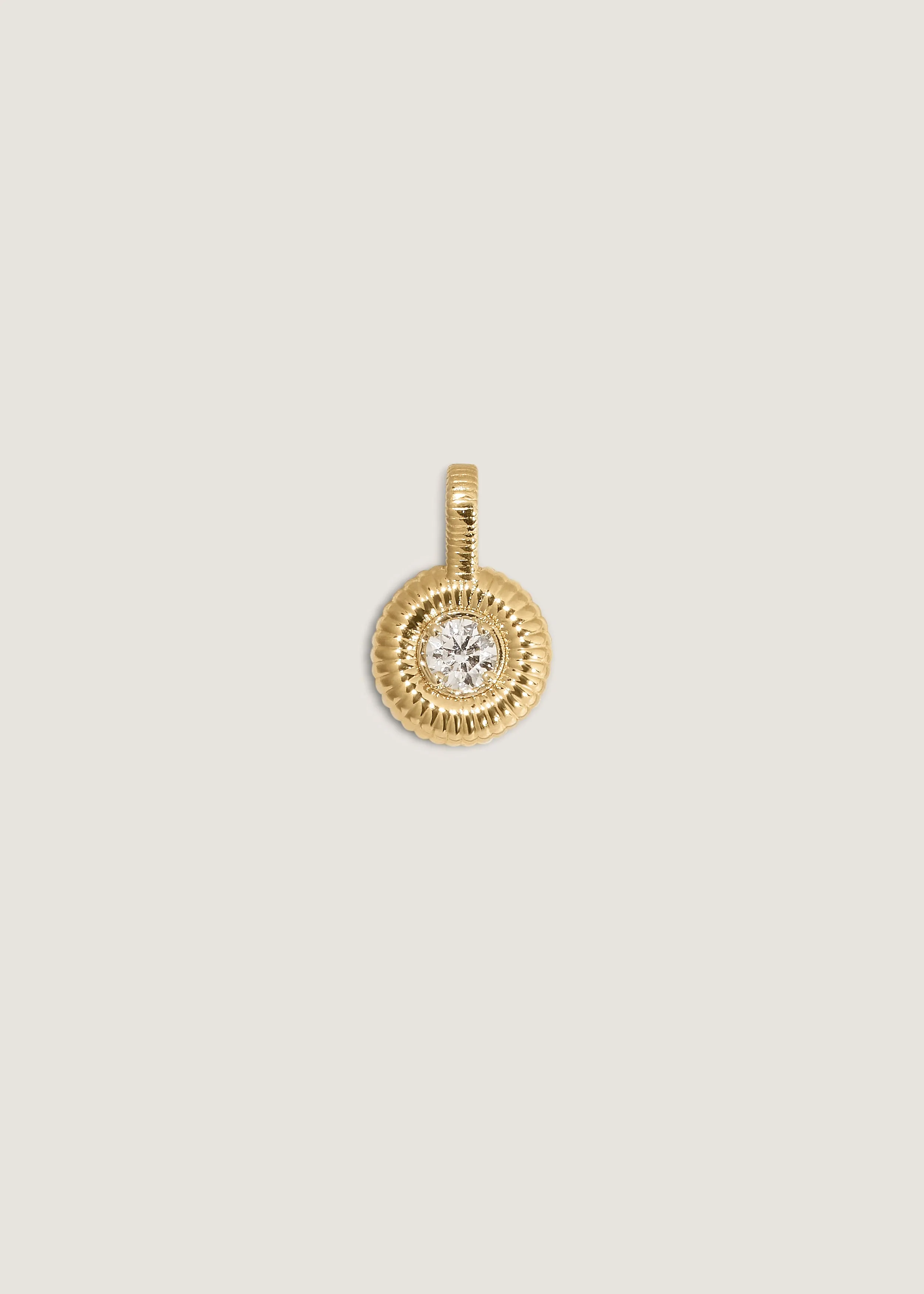 Delphine Ribbed Pendant Diamond sold by Kinn