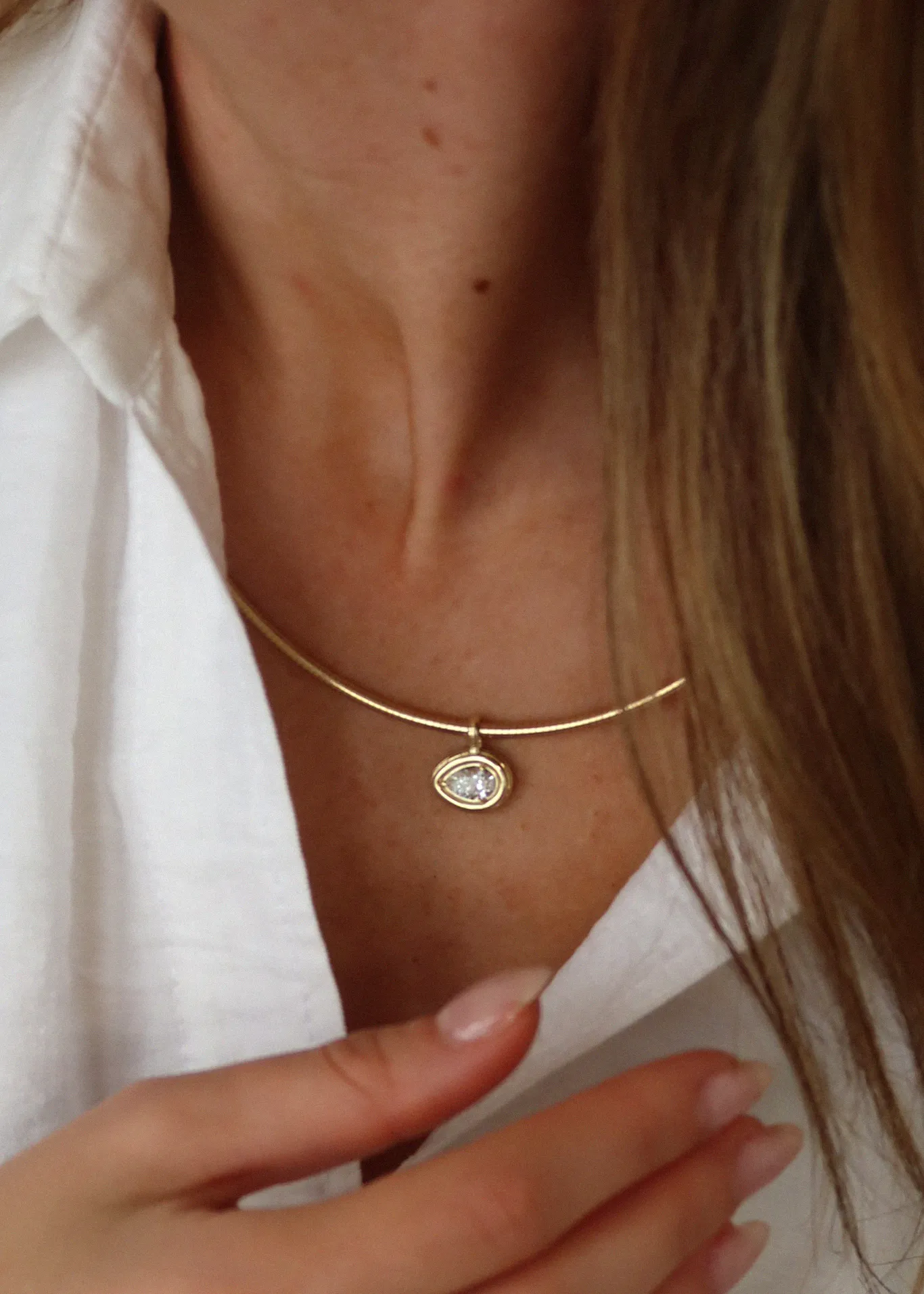 Colette Pendant Pear Diamond sold by Kinn product image thumbnail 2