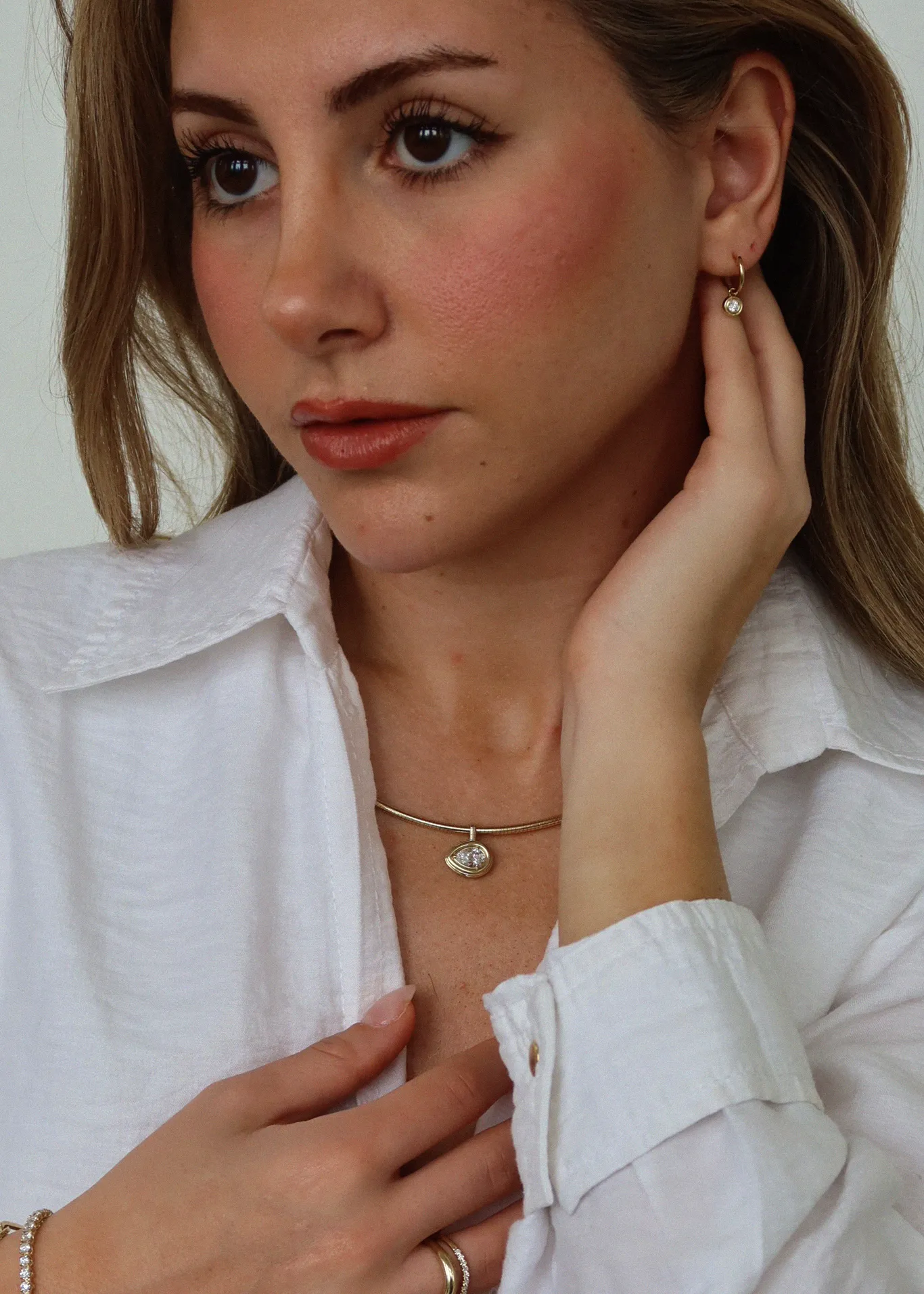 Colette Pendant Pear Diamond sold by Kinn product image thumbnail 5