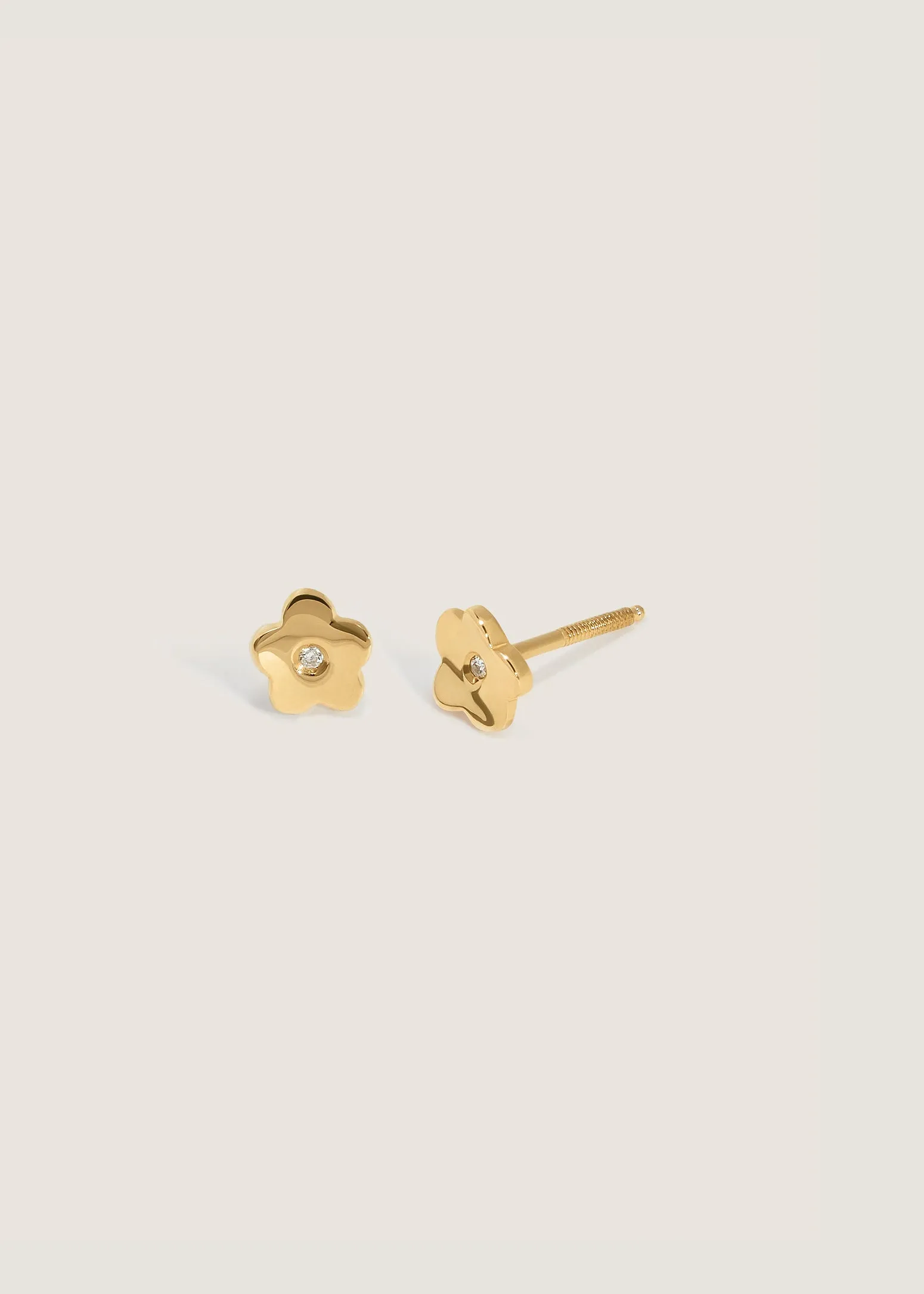 Bébé Flower Stud Earrings Diamond sold by Kinn product image thumbnail 4
