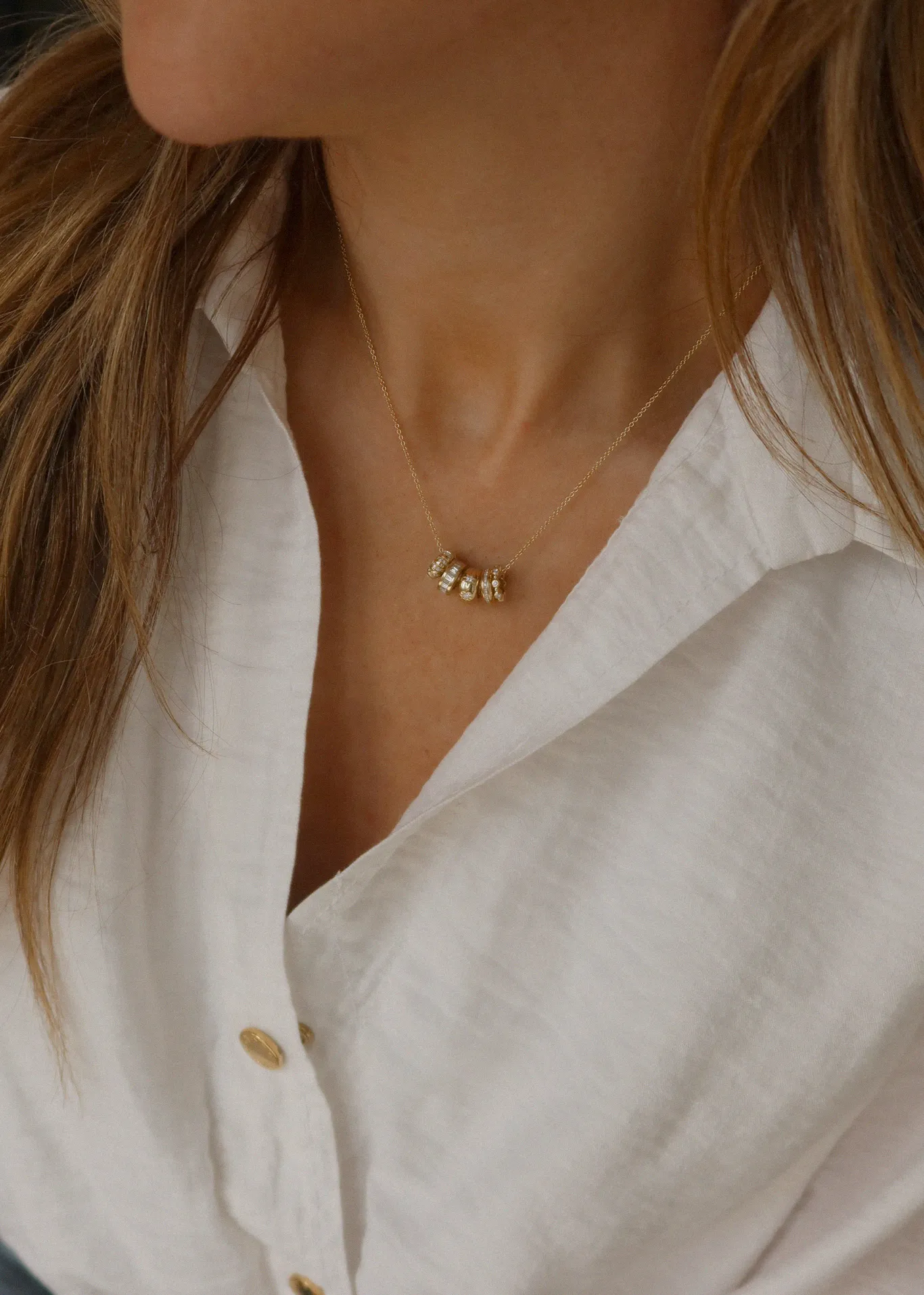 Vivienne Horizontal Pavé Charm Diamond sold by Kinn product image thumbnail 5