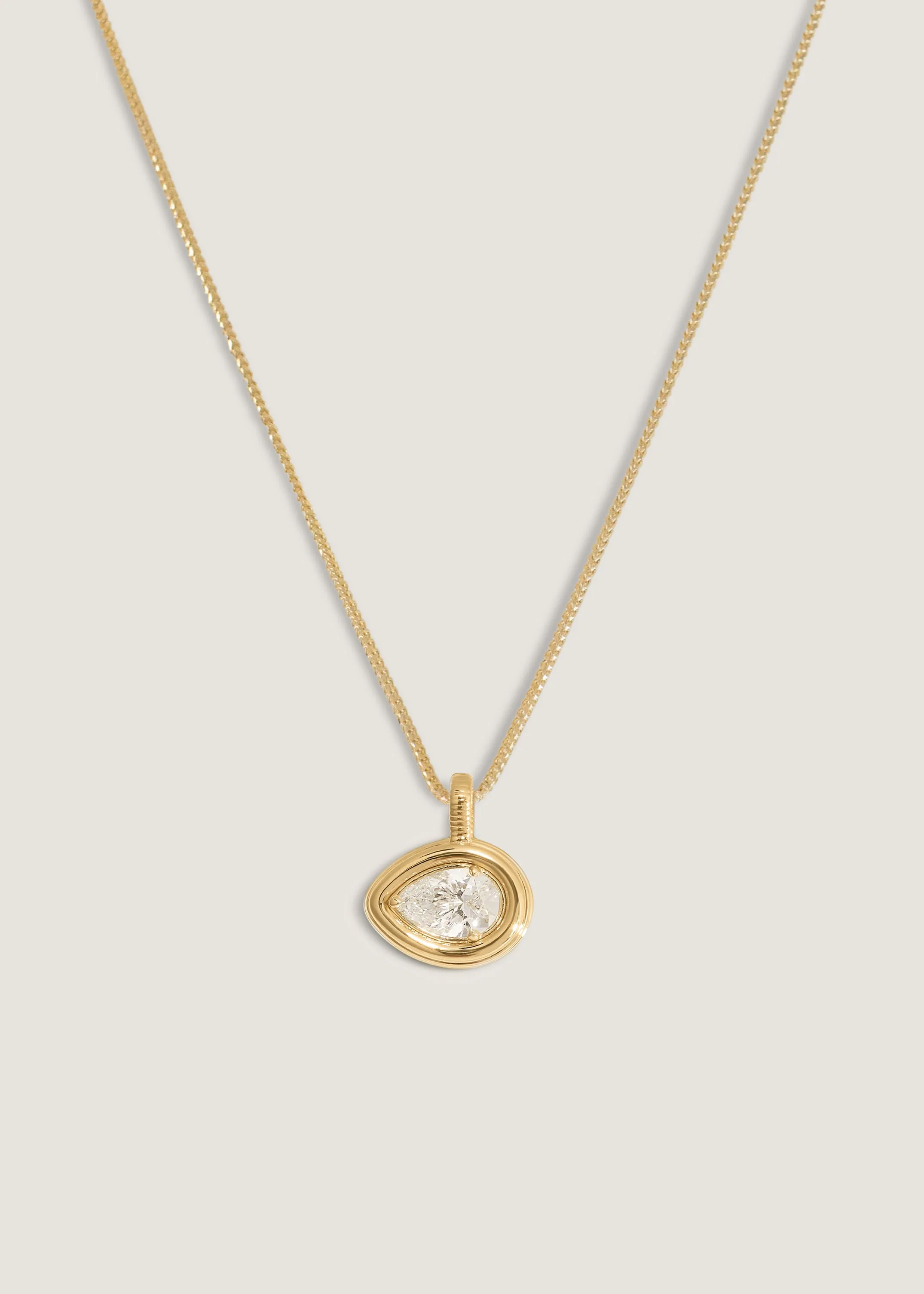 Colette Pendant Pear Diamond Necklace sold by Kinn product image thumbnail 4