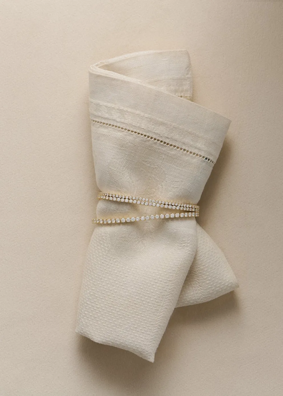 Eternity Diana Tennis Bracelet 3ctw Yellow Gold sold by Kinn product image thumbnail 3