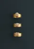 Porter Cigar Band Ring Asscher Diamond sold by Kinn