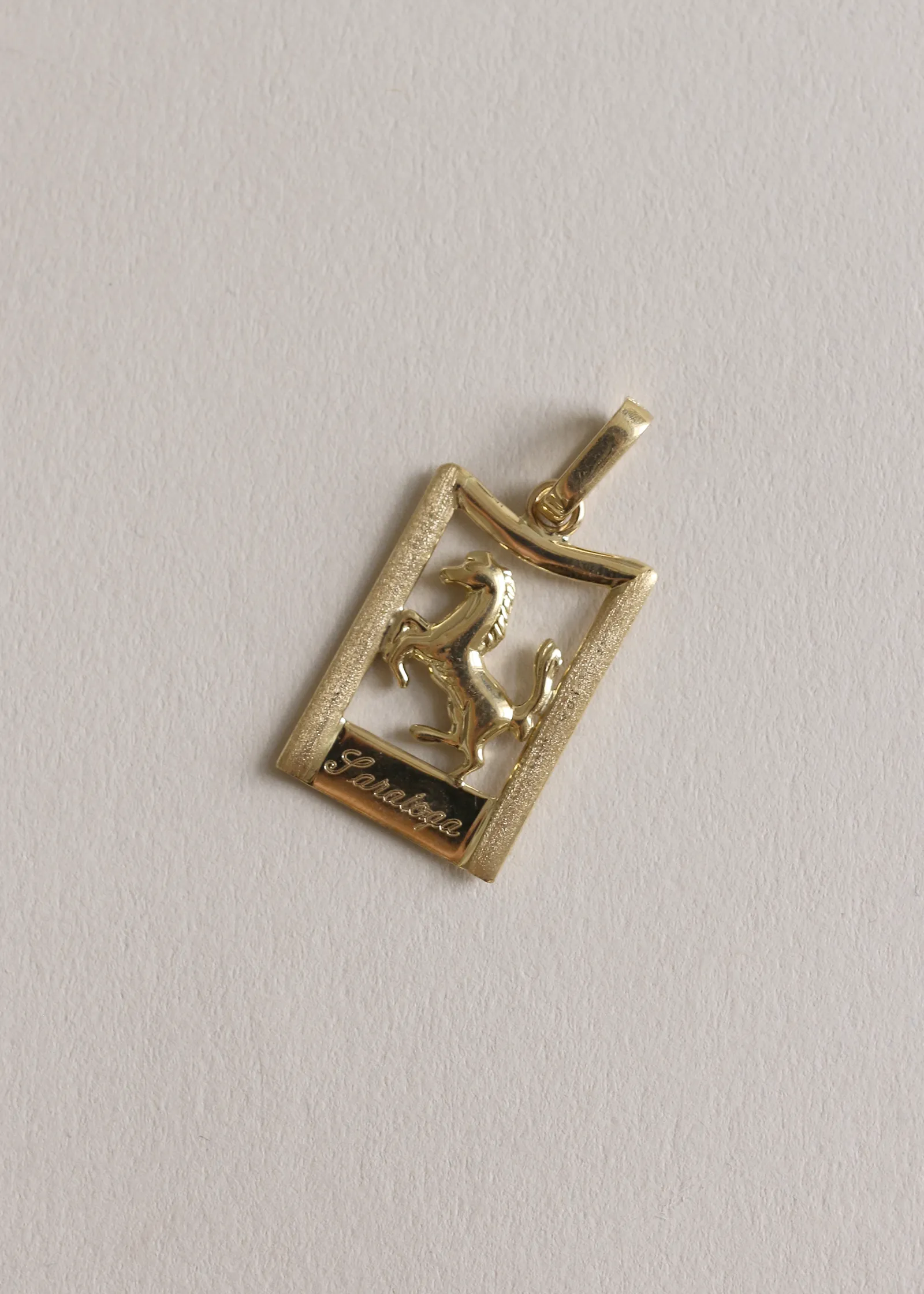 Vintage 18k Saratoga Race Horse Pendant sold by Kinn product image thumbnail 4