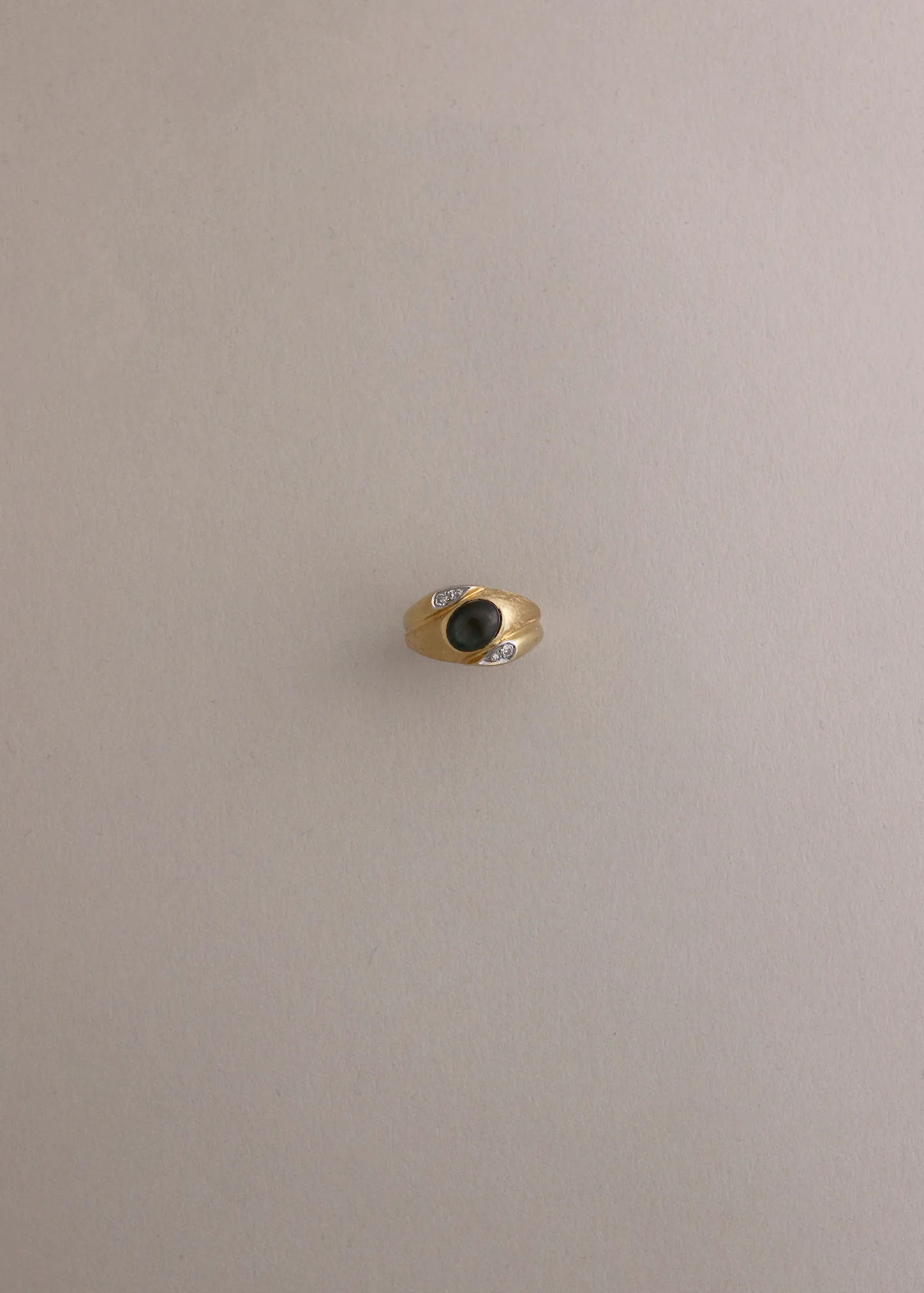 Vintage Star Sapphire Diamond 14k Ring sold by Kinn