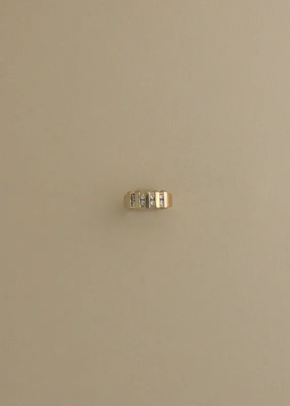 Vintage Channel Diamonds 14k Ring sold by Kinn