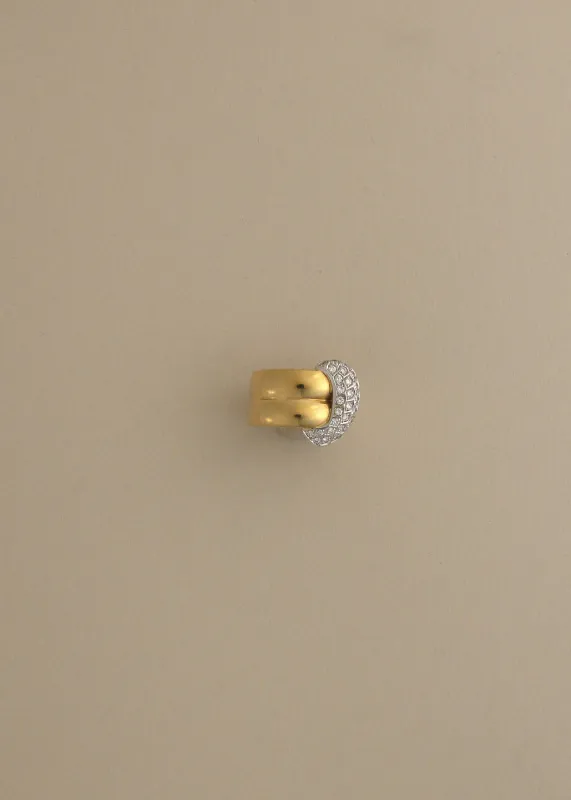 Vintage Pavé Arch 18k Diamond Ring sold by Kinn
