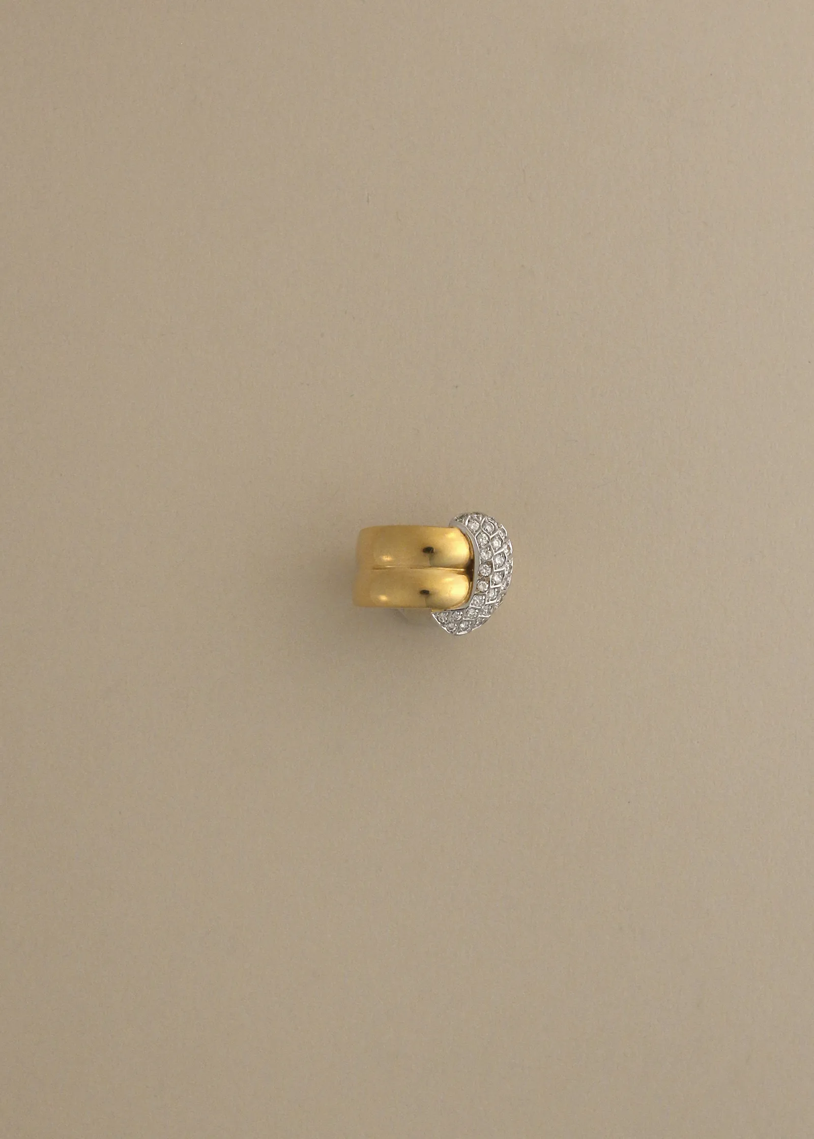 Vintage Pavé Arch 18k Diamond Ring sold by Kinn