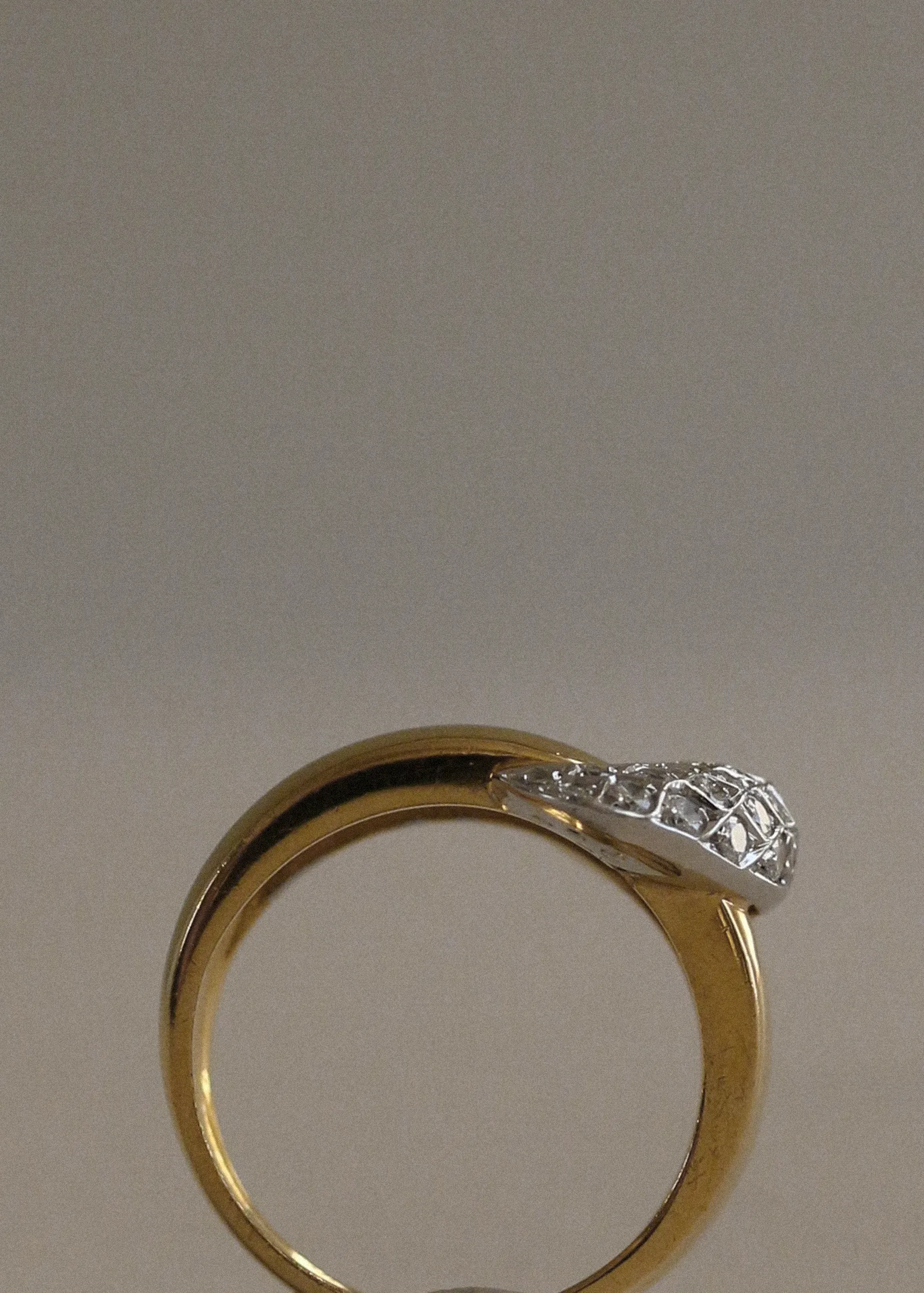 Vintage Pavé Arch 18k Diamond Ring sold by Kinn product image thumbnail 2