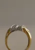 Vintage Pavé Twist 18k Diamond Ring sold by Kinn