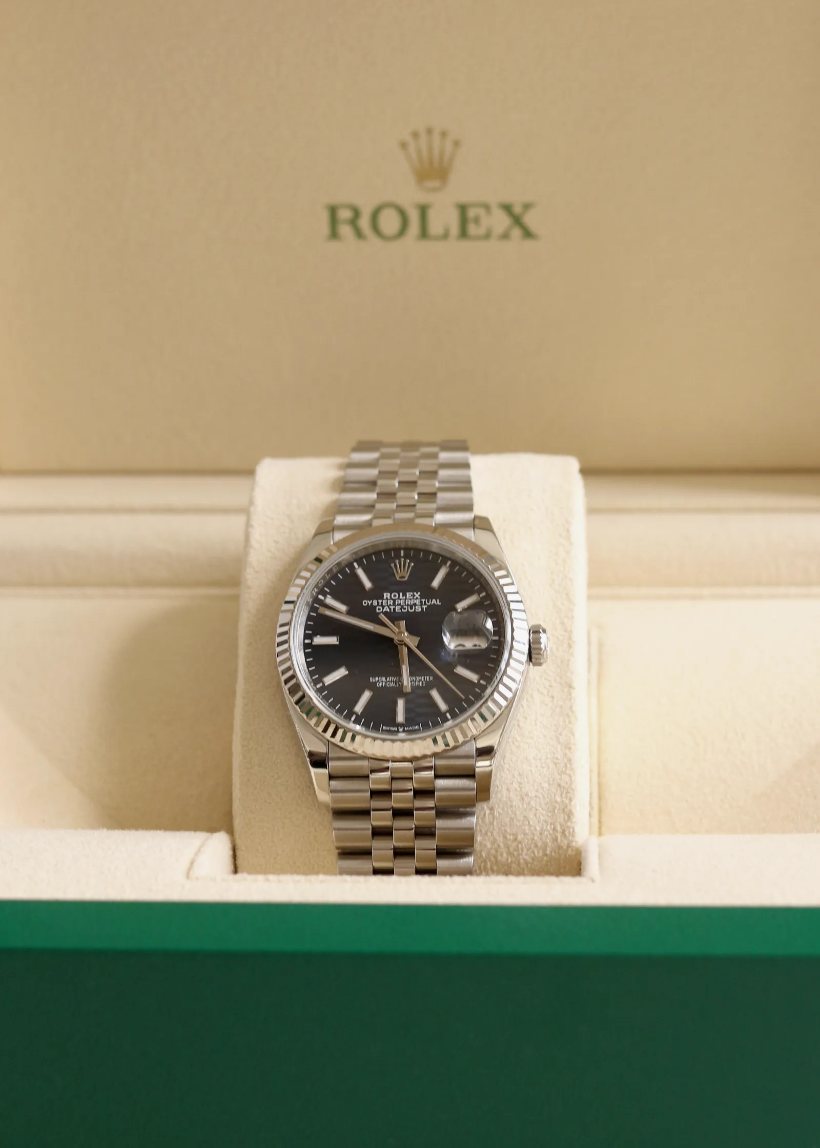 Rolex Datejust 35 126234 Motif Blue Dial Mens Watch sold by Kinn product image thumbnail 2