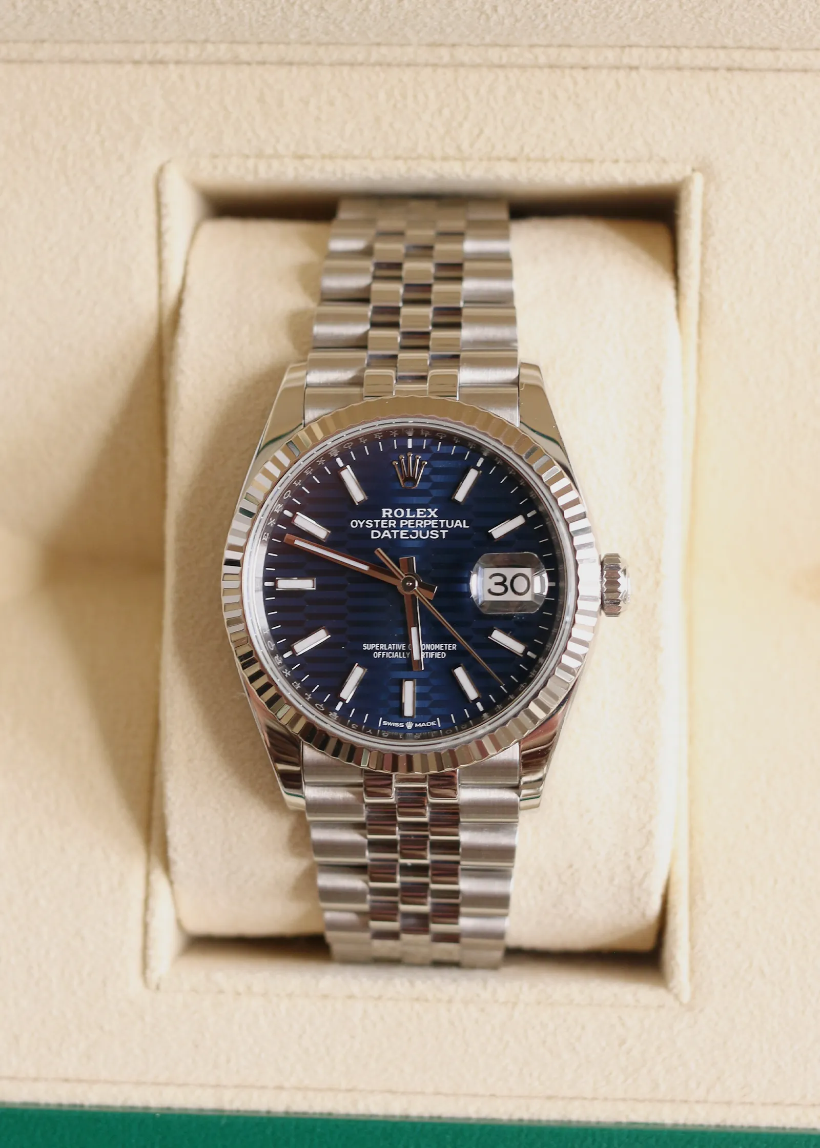 Rolex Datejust 35 126234 Motif Blue Dial Mens Watch sold by Kinn product image thumbnail 3