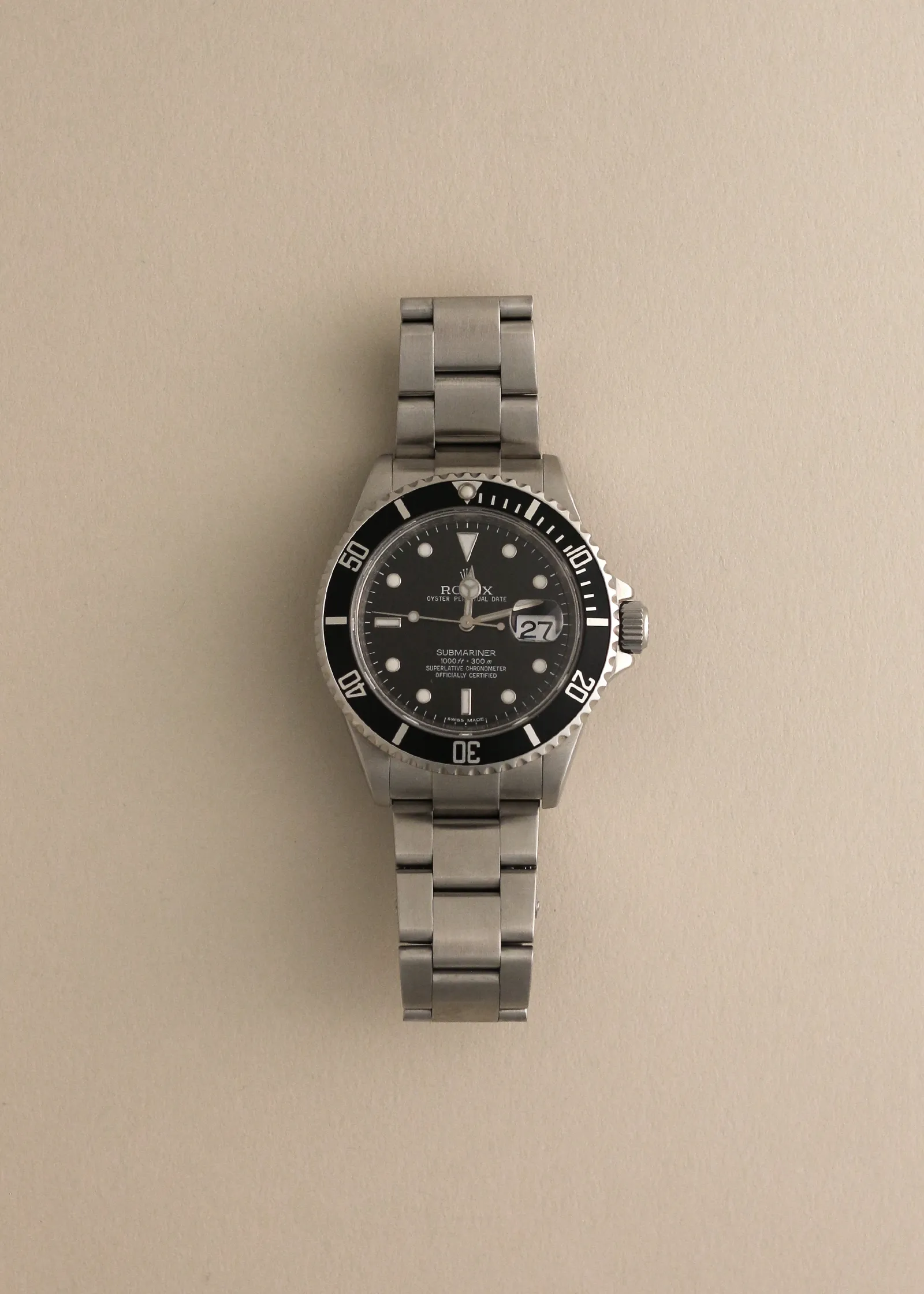 Rolex Submariner Date 16610 Engraved Rehaut sold by Kinn