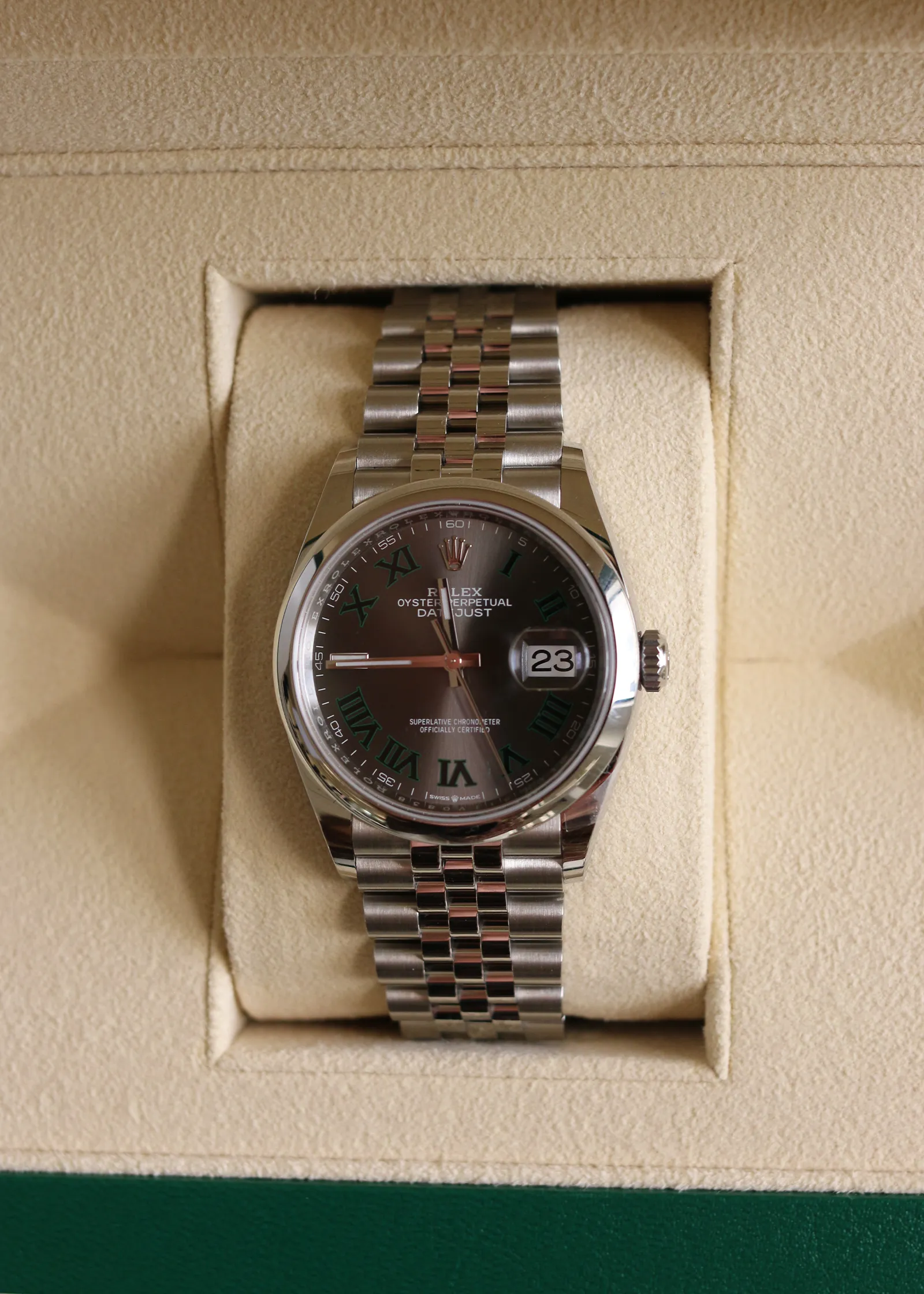 Rolex Datejust Wimbledon 126200 Mens Watch sold by Kinn product image thumbnail 5