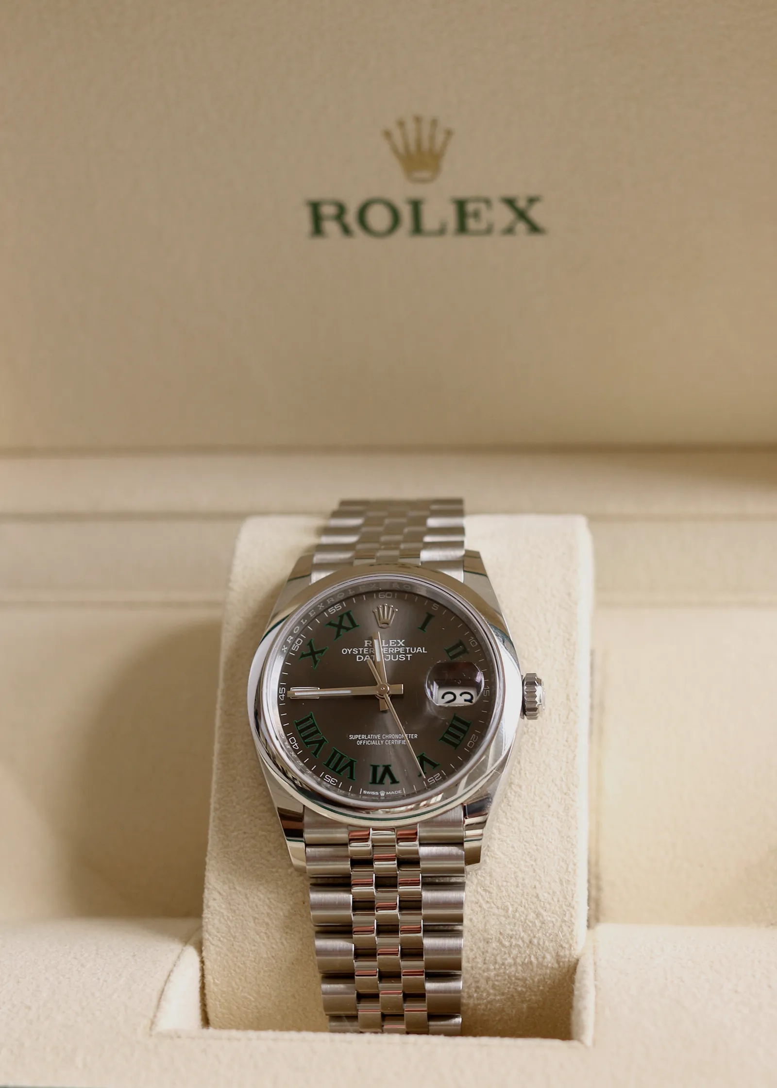 Rolex Datejust Wimbledon 126200 Mens Watch sold by Kinn product image thumbnail 3