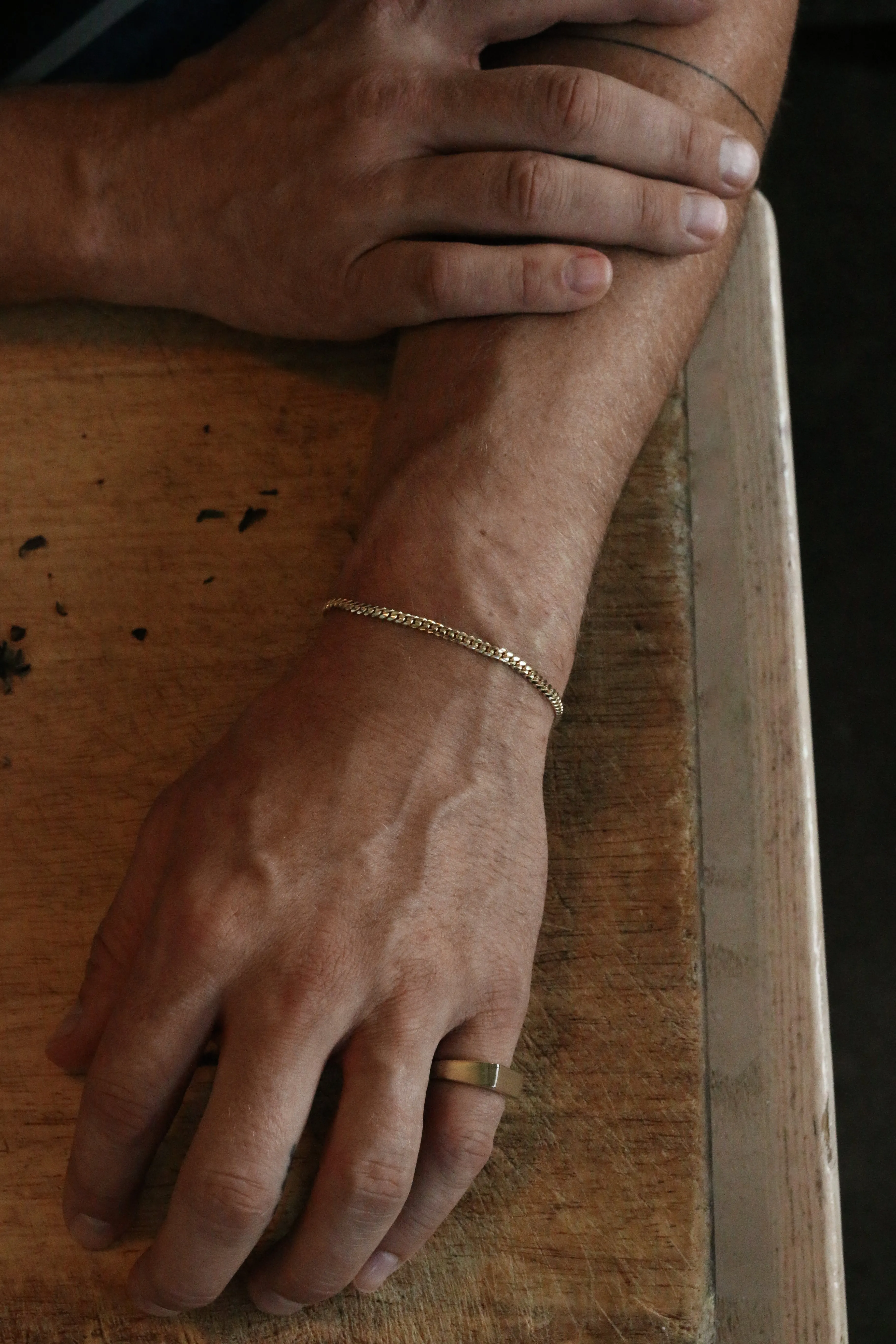 Men's Petite Familia Cuban Bracelet sold by Kinn product image thumbnail 3