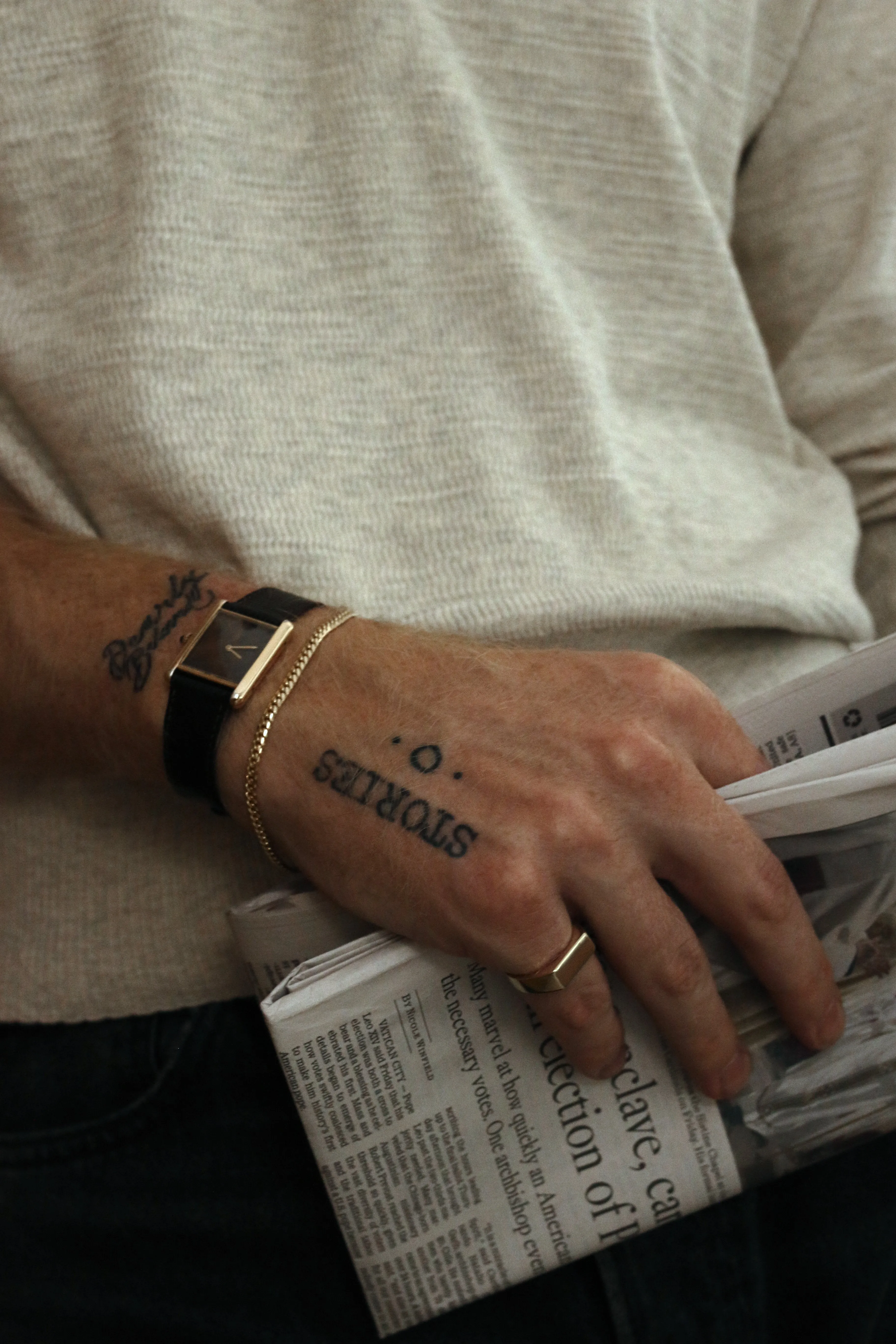 Men's Petite Familia Cuban Bracelet sold by Kinn product image thumbnail 2