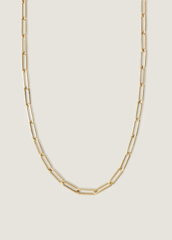 Paperclip Link Chain Necklace sold by Kinn