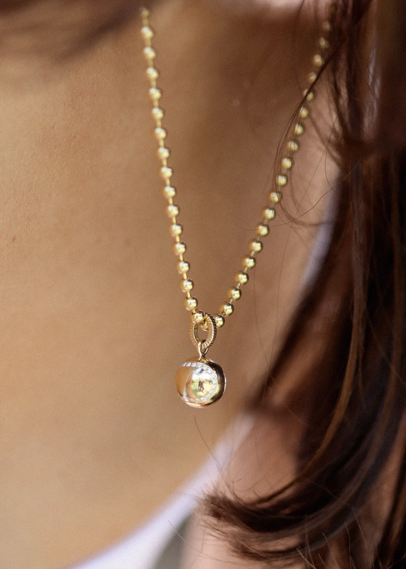 Gia Ball Chain Necklace sold by Kinn product image thumbnail 4