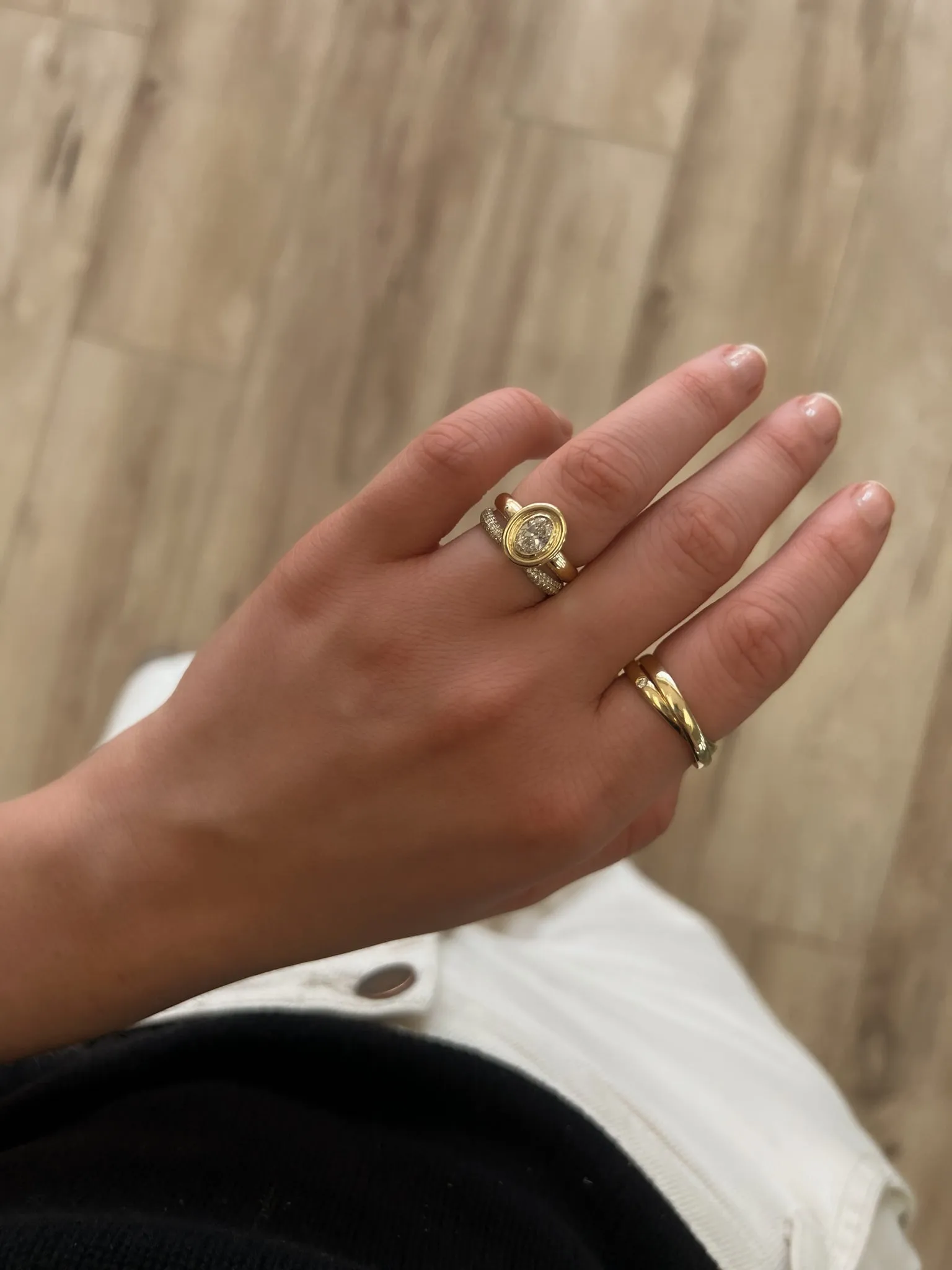 Jardin Oval Ring Diamond sold by Kinn product image thumbnail 4