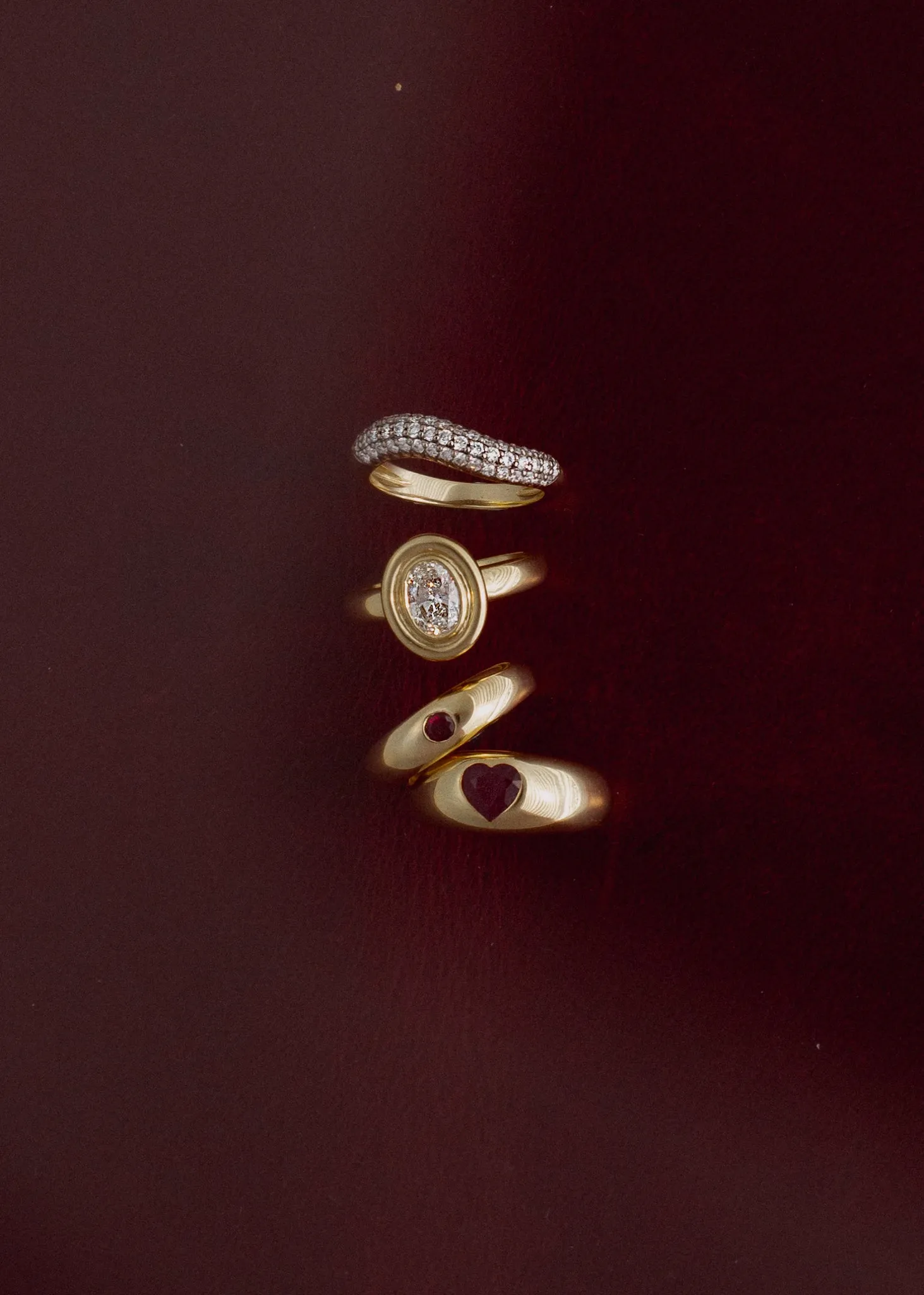 Jardin Oval Ring Diamond sold by Kinn product image thumbnail 3