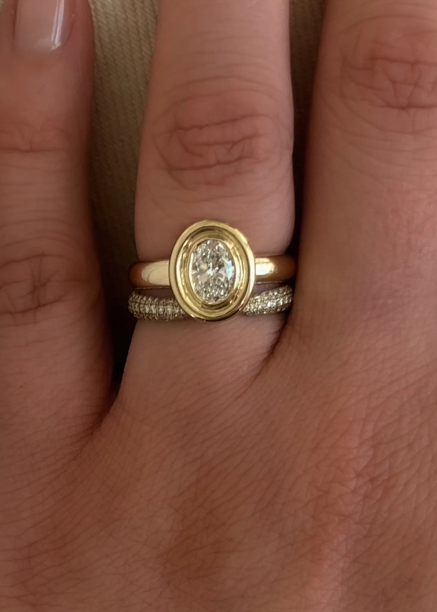 Jardin Oval Ring Diamond sold by Kinn product image thumbnail 2