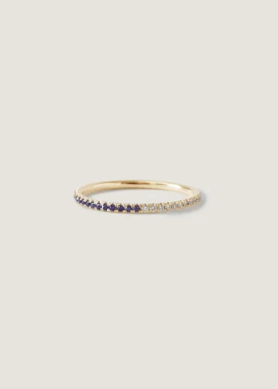 Two In One Pavé Ring June Alexandrite sold by Kinn