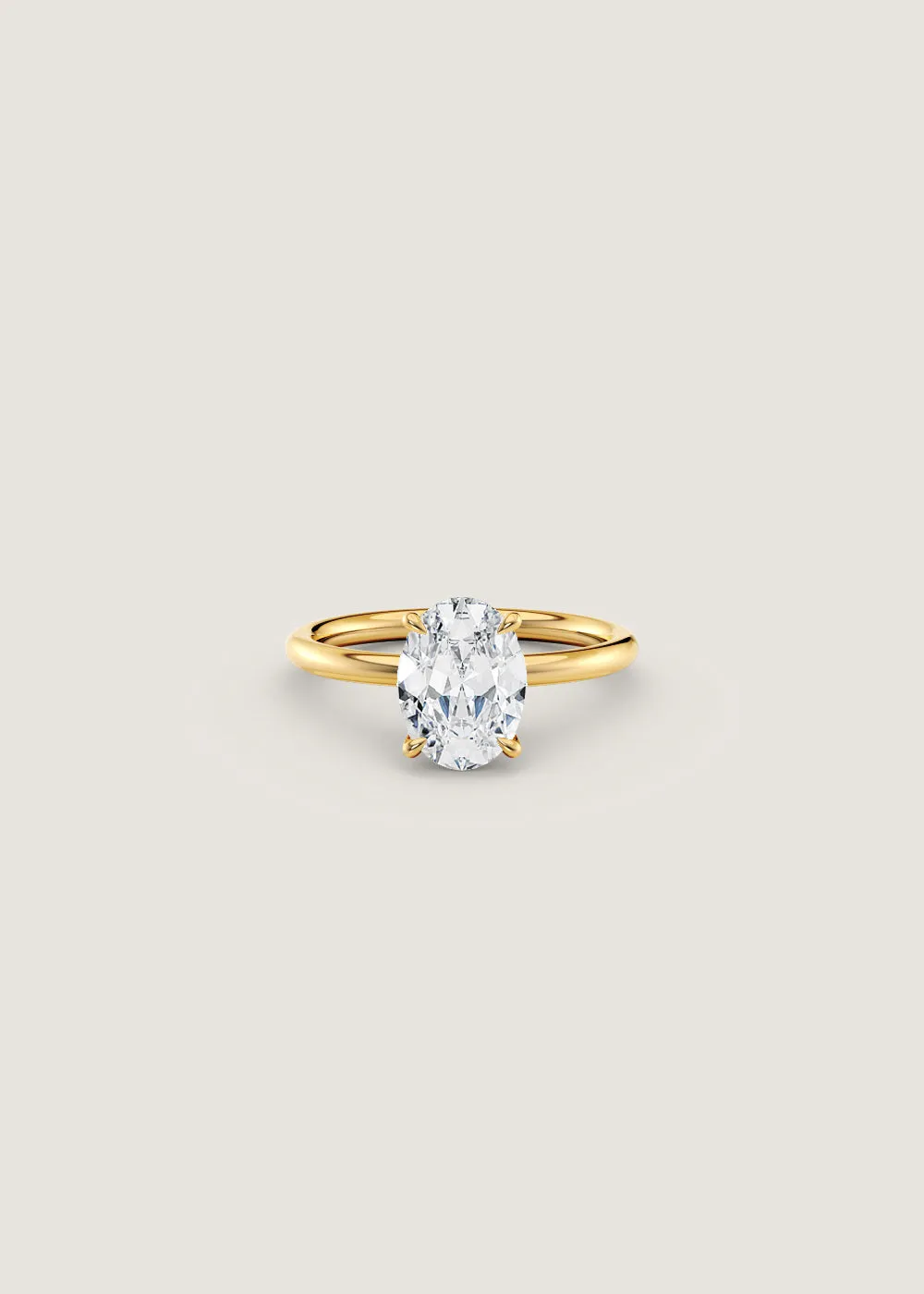 Elizabeth Oval Ring Natural Diamond sold by Kinn product image thumbnail 3