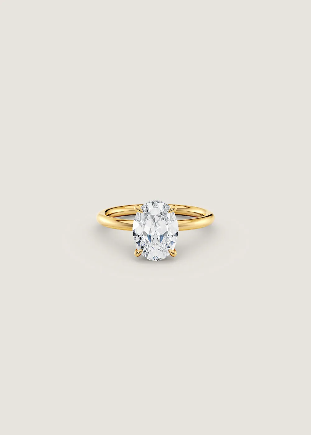 Elizabeth Oval Ring Natural Diamond sold by Kinn product image thumbnail 4
