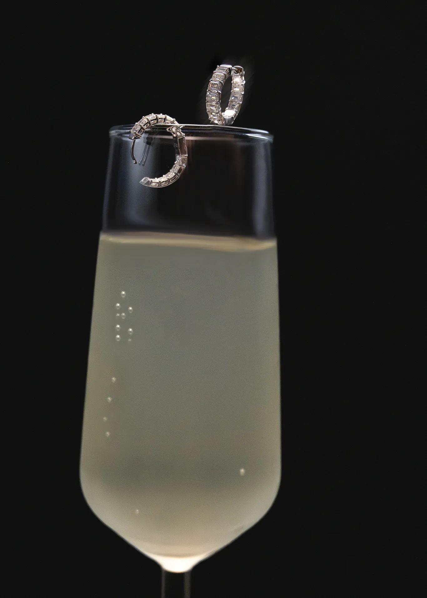 Brynn 2.7ctw Emerald Diamond Hoops sold by Kinn product image thumbnail 3